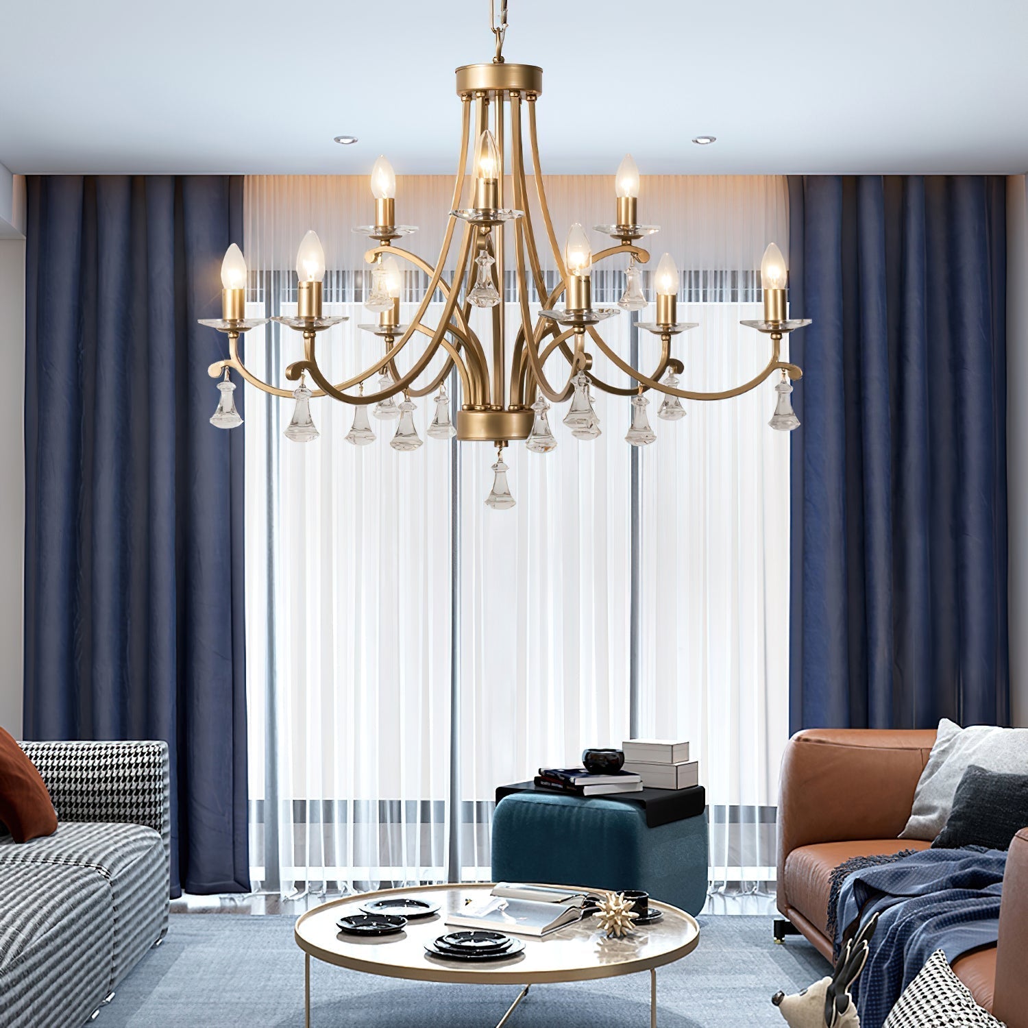 Beatrice Crystal Chandelier