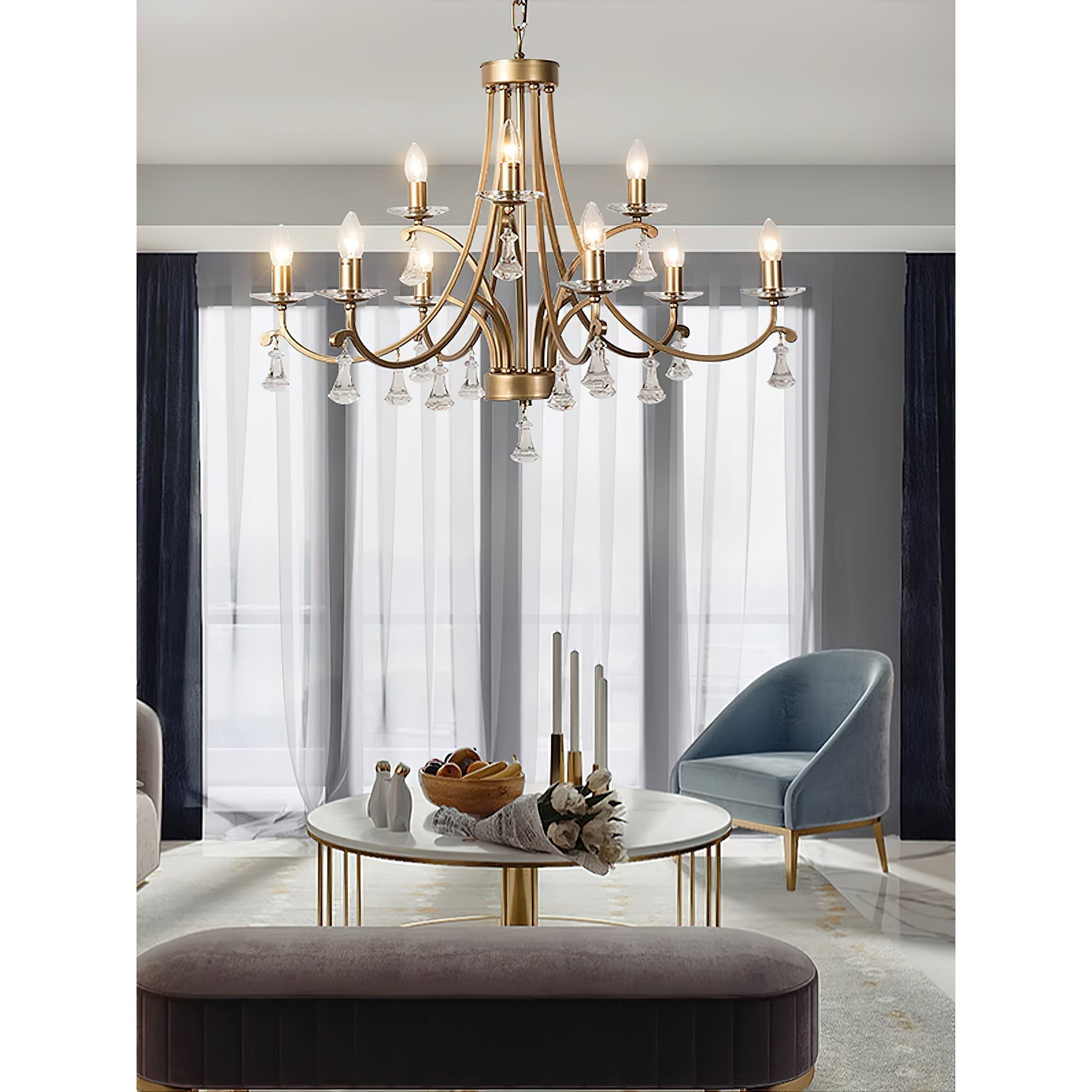 Beatrice Crystal Chandelier