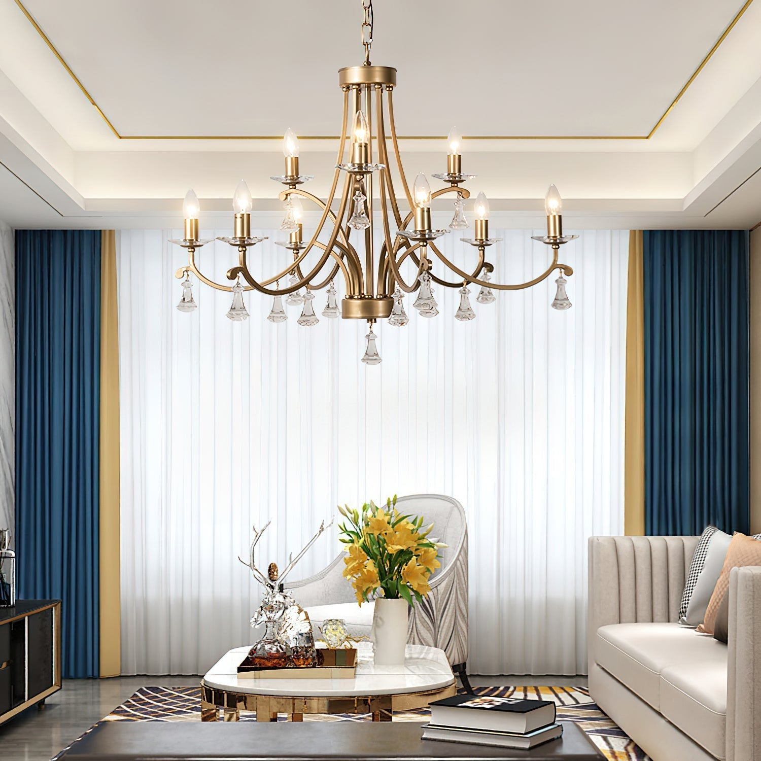 Beatrice Crystal Chandelier