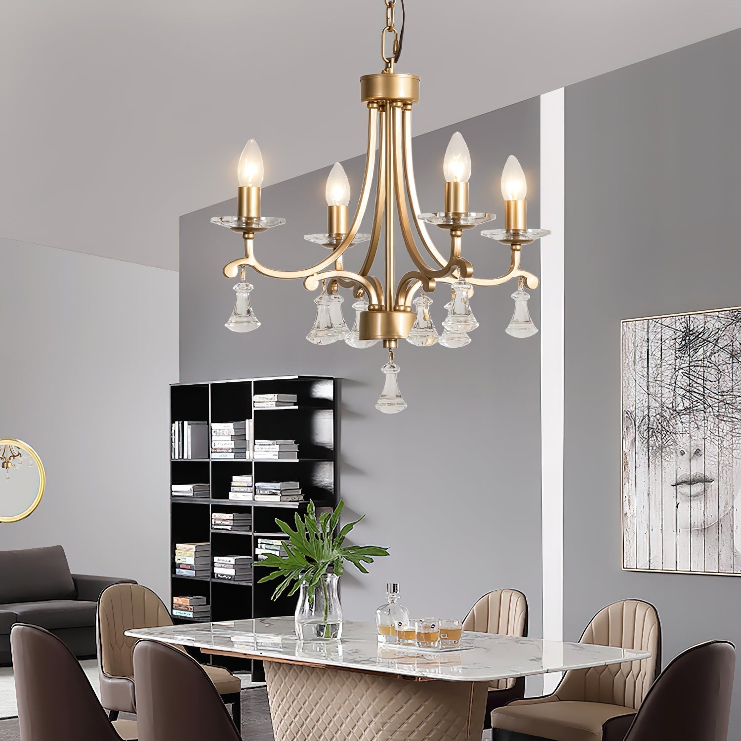 Beatrice Crystal Chandelier