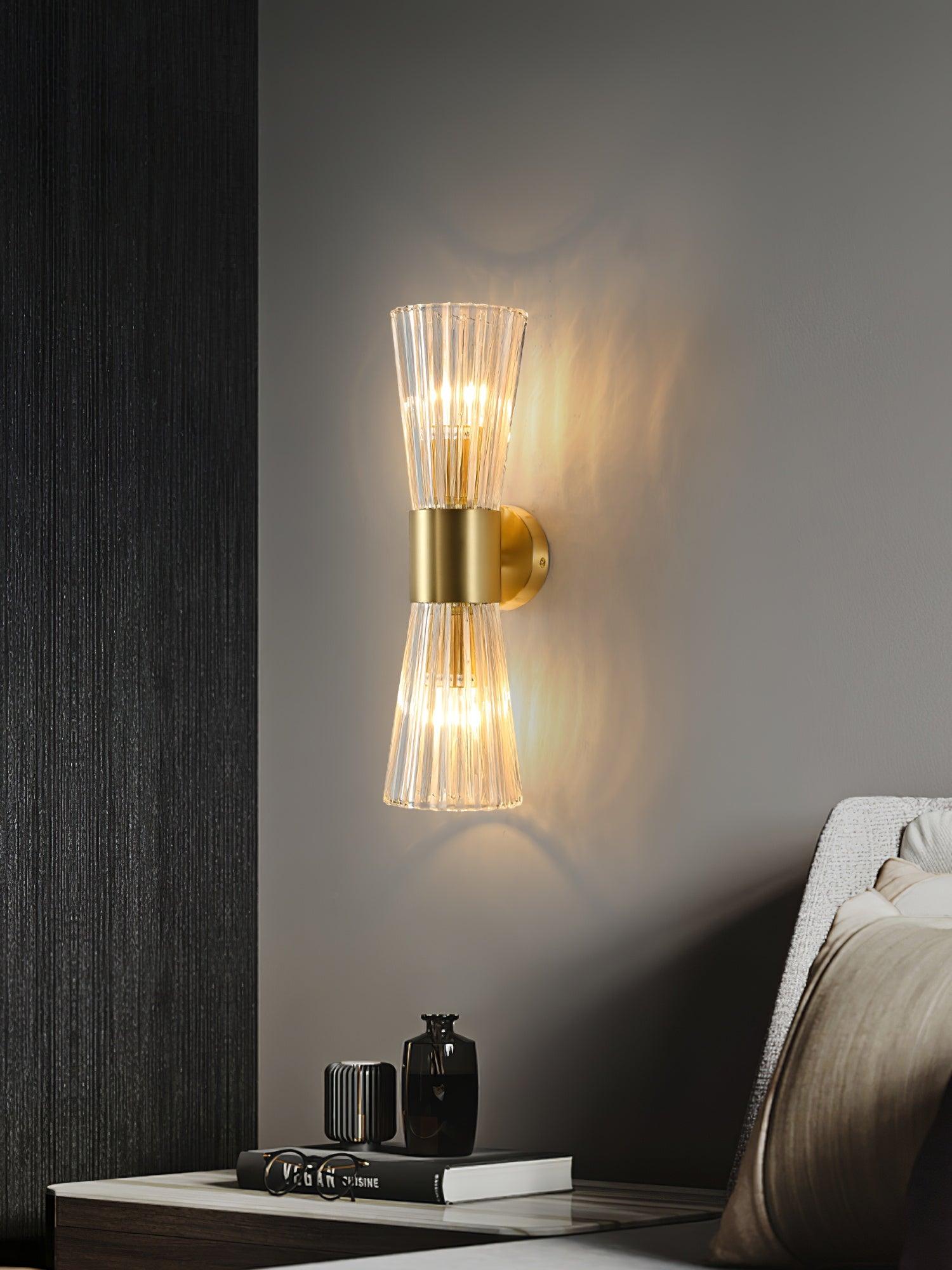 Emberis Crystal Artistic Wall Lamp-Neutral Decor