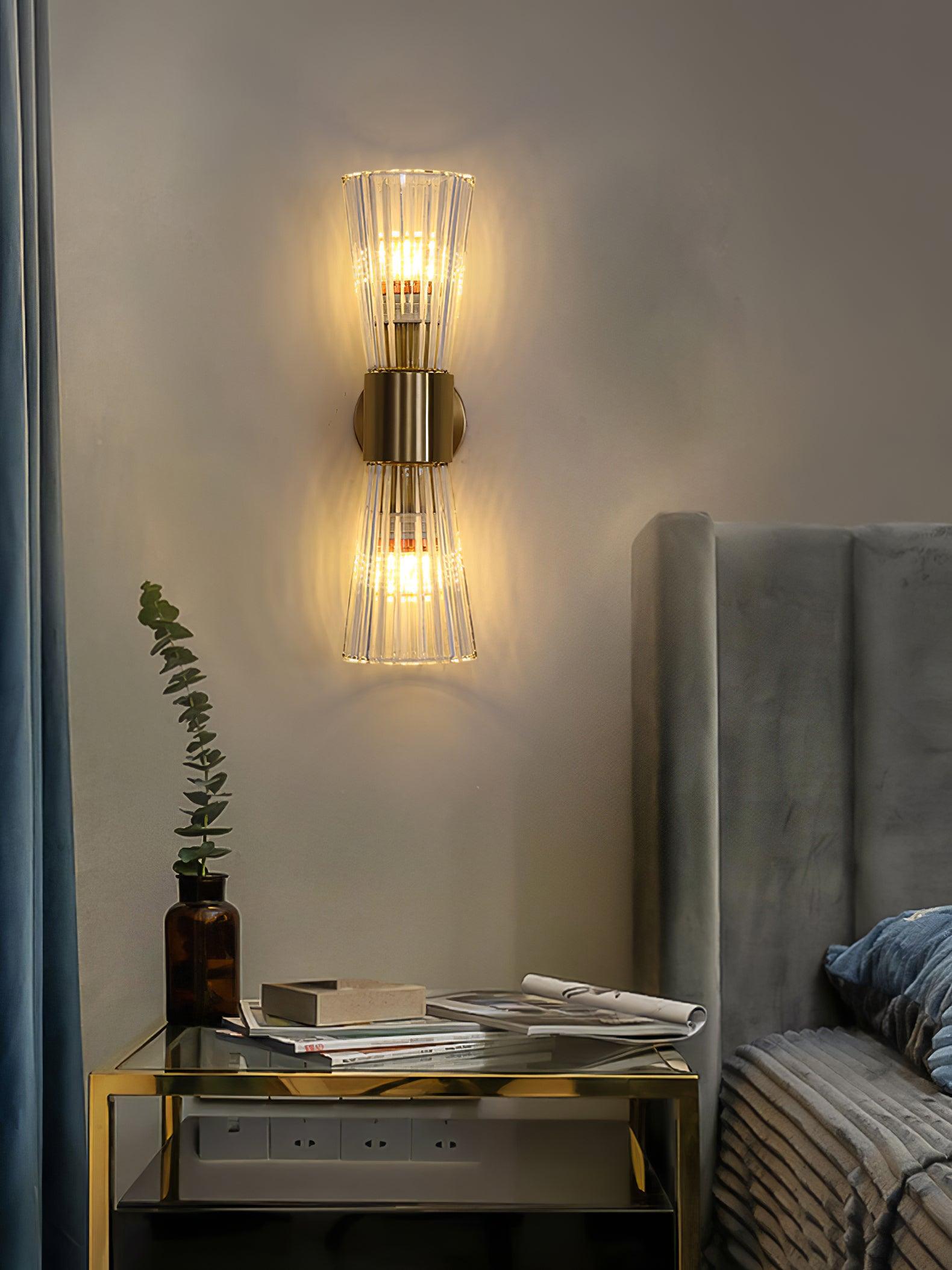 Emberis Crystal Artistic Wall Lamp-Neutral Decor