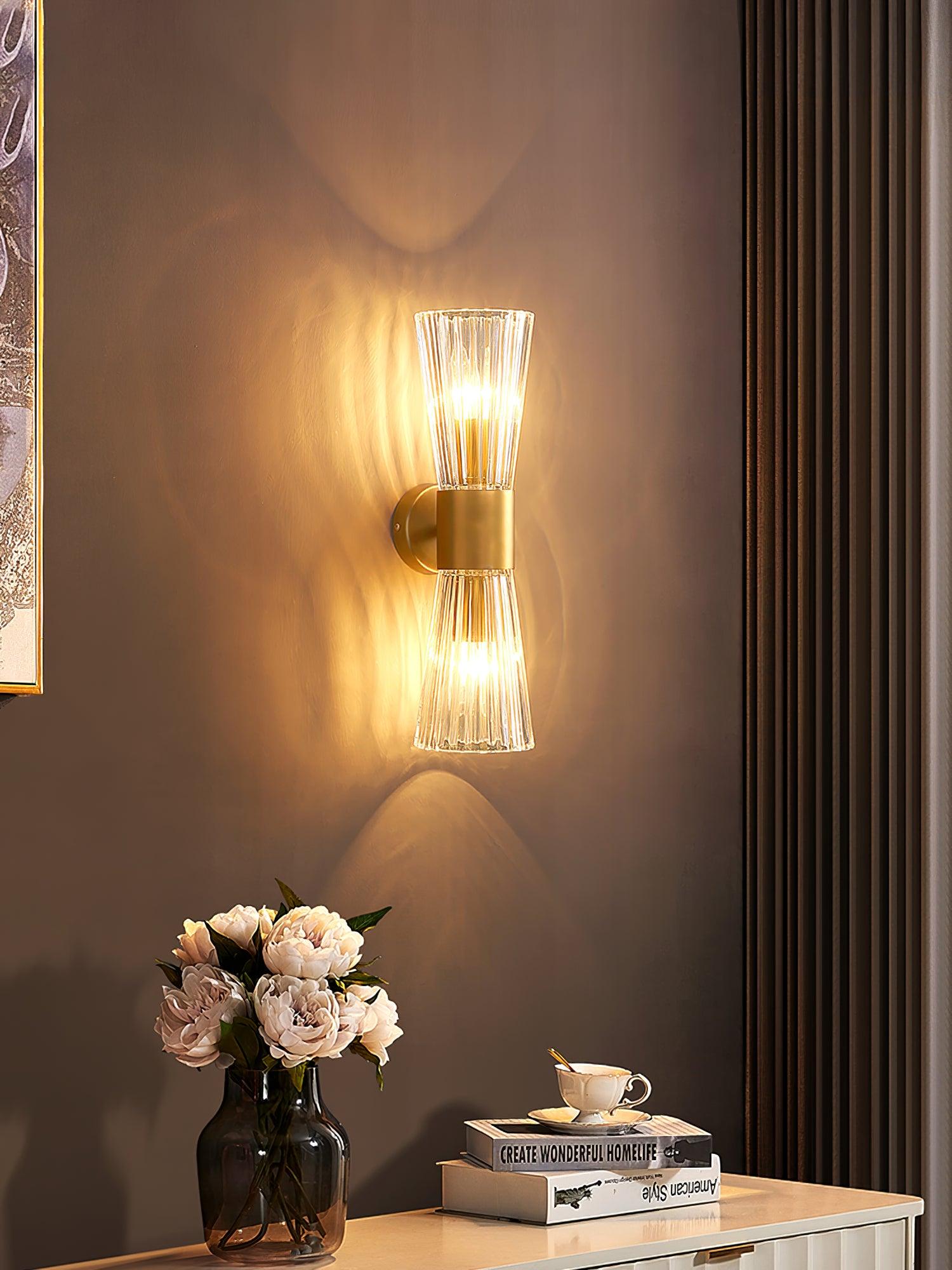 Emberis Crystal Artistic Wall Lamp-Neutral Decor