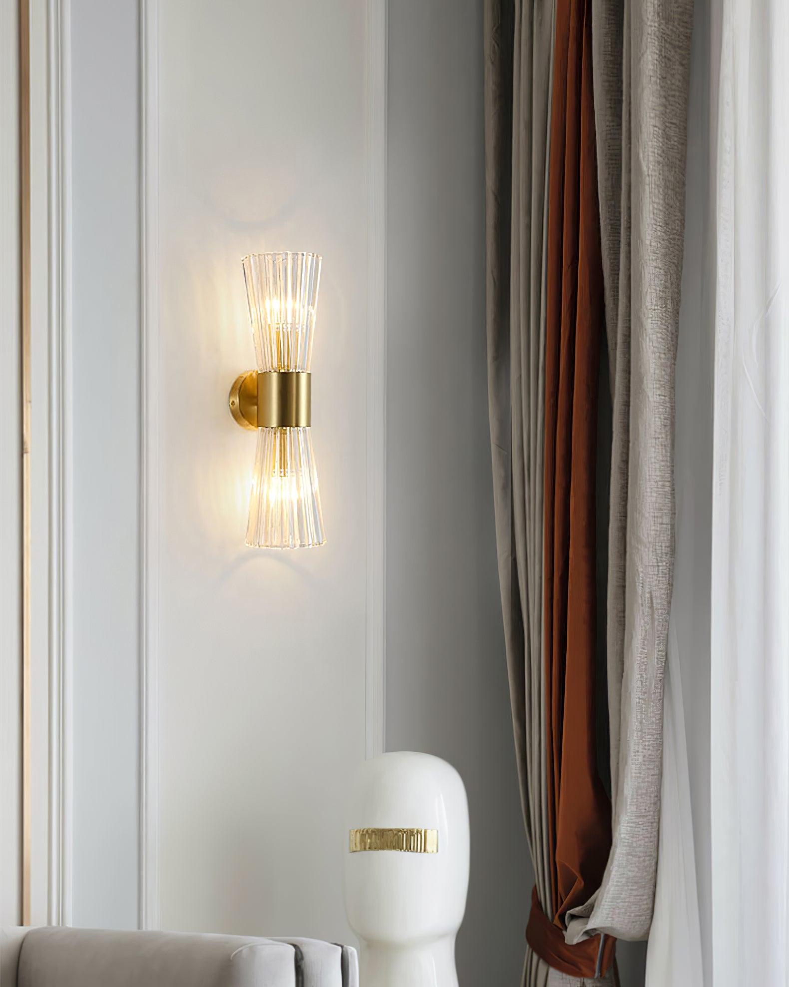 Emberis Crystal Artistic Wall Lamp-Neutral Decor