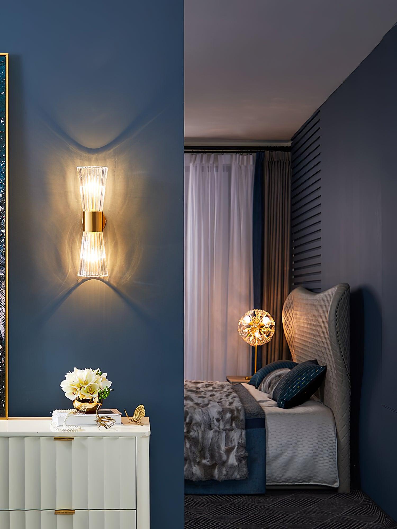 Emberis Crystal Artistic Wall Lamp-Neutral Decor