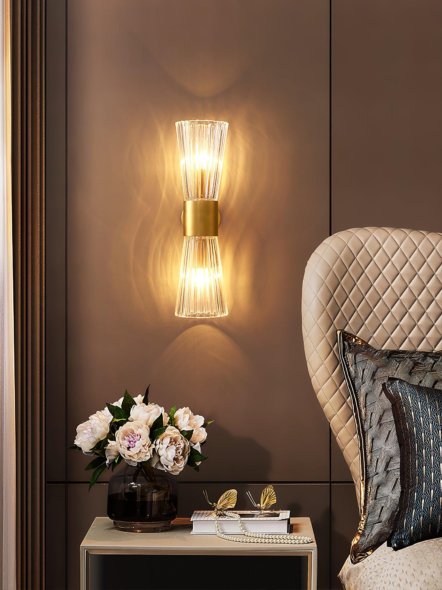 Emberis Crystal Artistic Wall Lamp-Neutral Decor