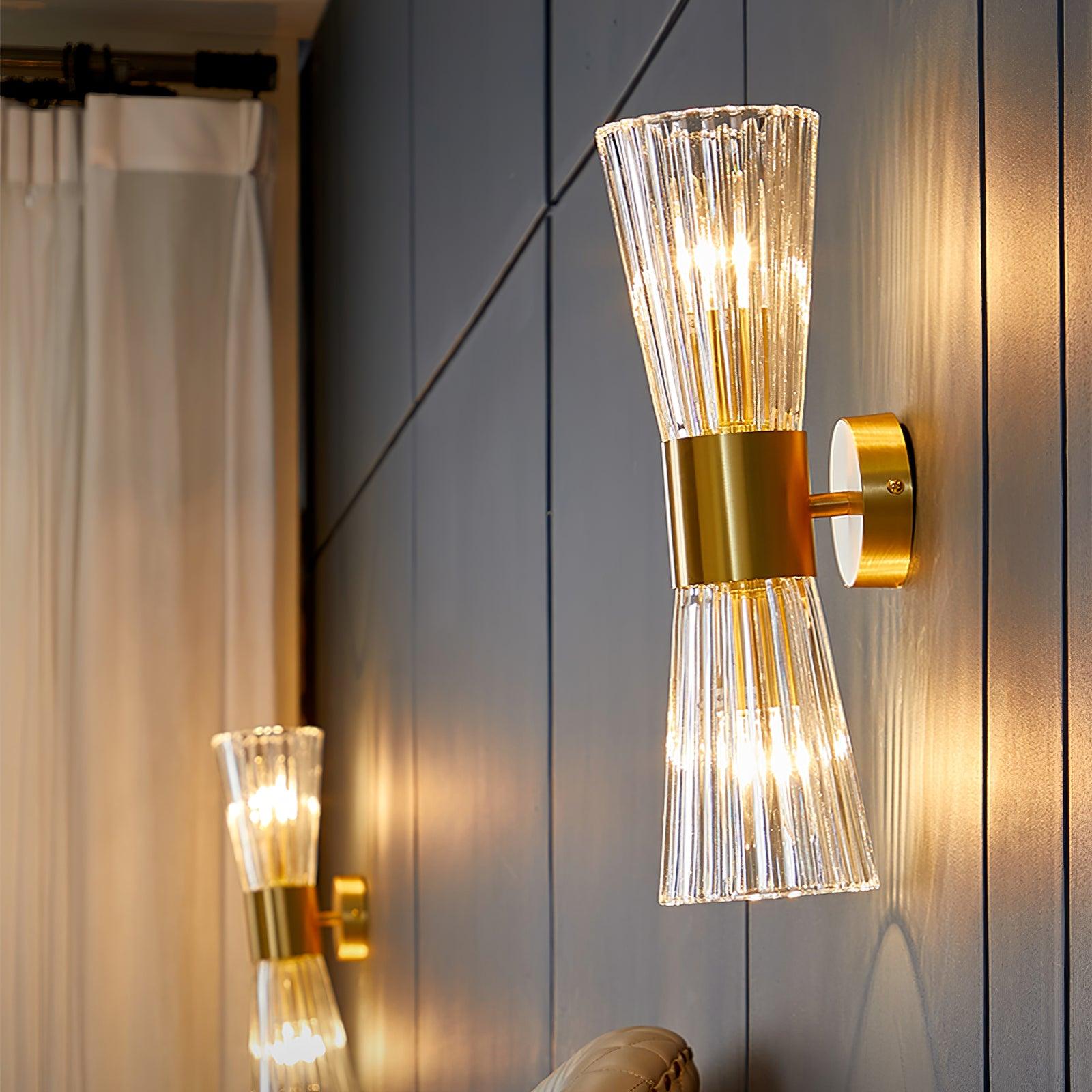 Emberis Crystal Artistic Wall Lamp-Neutral Decor