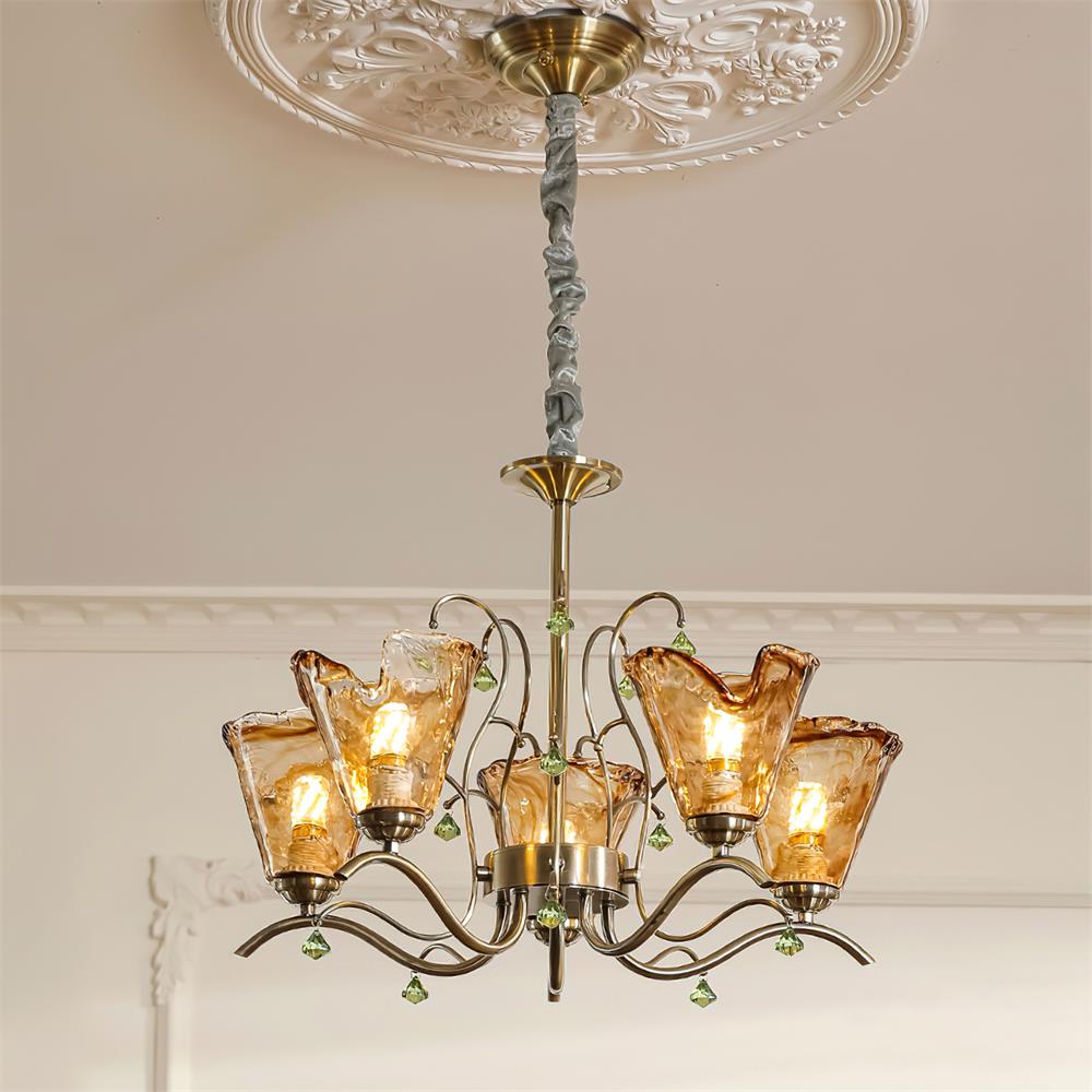 Givona Floral Glass Chandelier