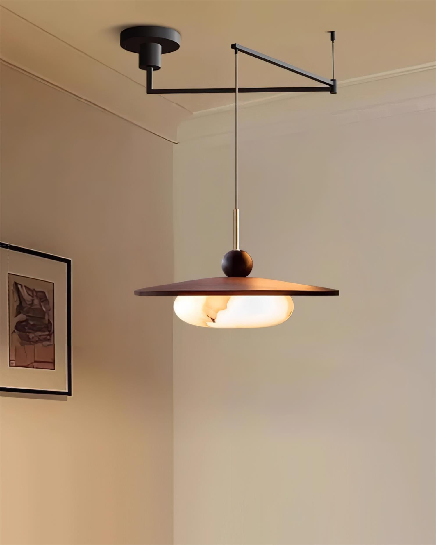 Novi Adjustable Pendant Light-Neutral Decor