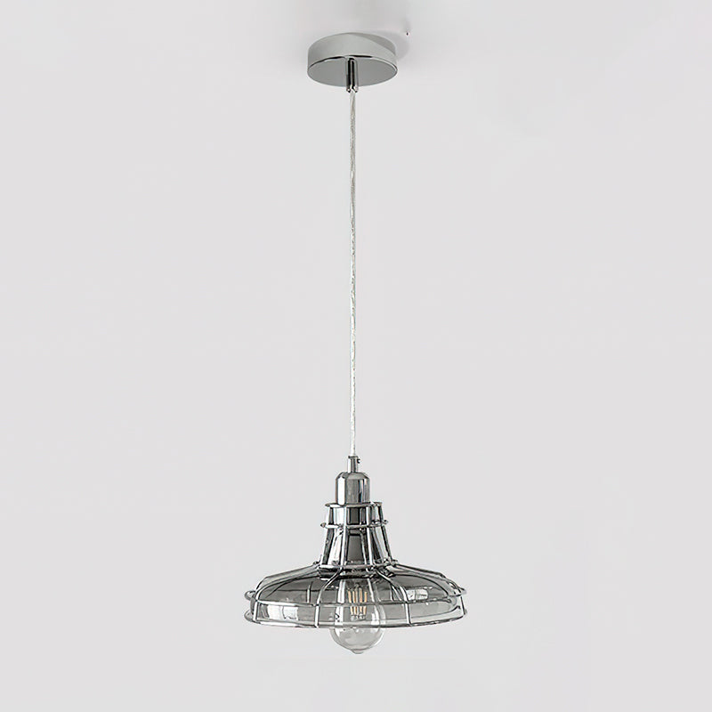 The Williston Pendant Light against a dark background to highlight its form.