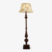 Floren Wood Fabric Classic Floor Lamp-Neutral Decor