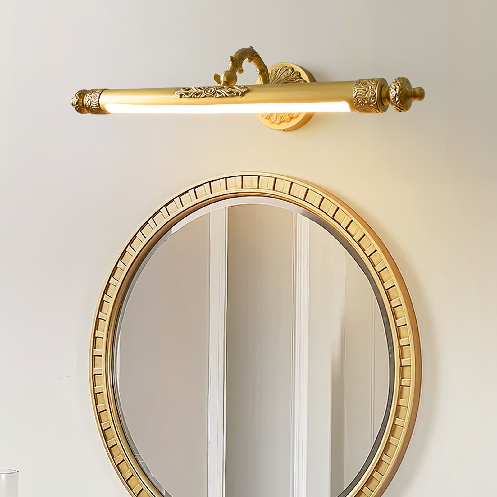 Cloren Premium Nordic Art Vanity Brass Wall Light-Neutral Decor