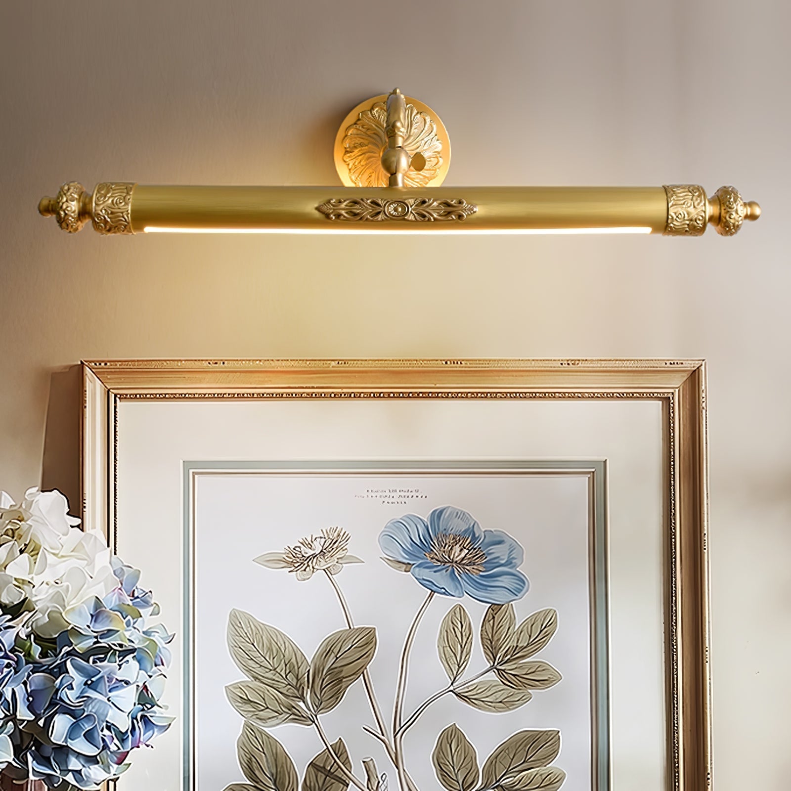 Cloren Premium Nordic Art Vanity Brass Wall Light-Neutral Decor