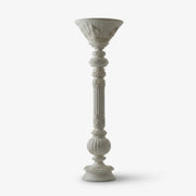 Victorian Torchiere Floor Lamp-Neutral Decor