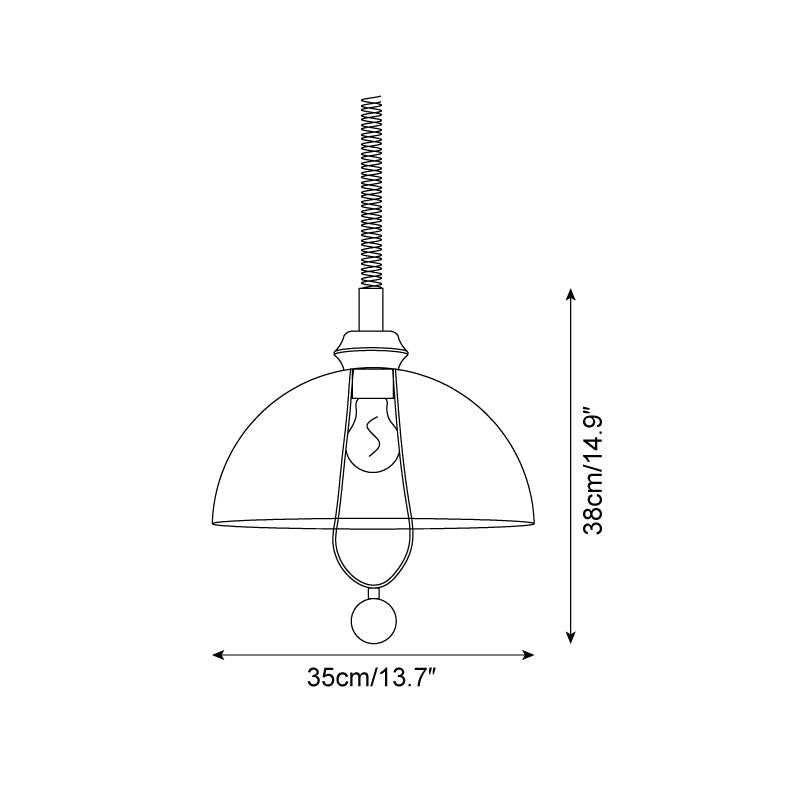 Orlena  Glass Pendant Lamp