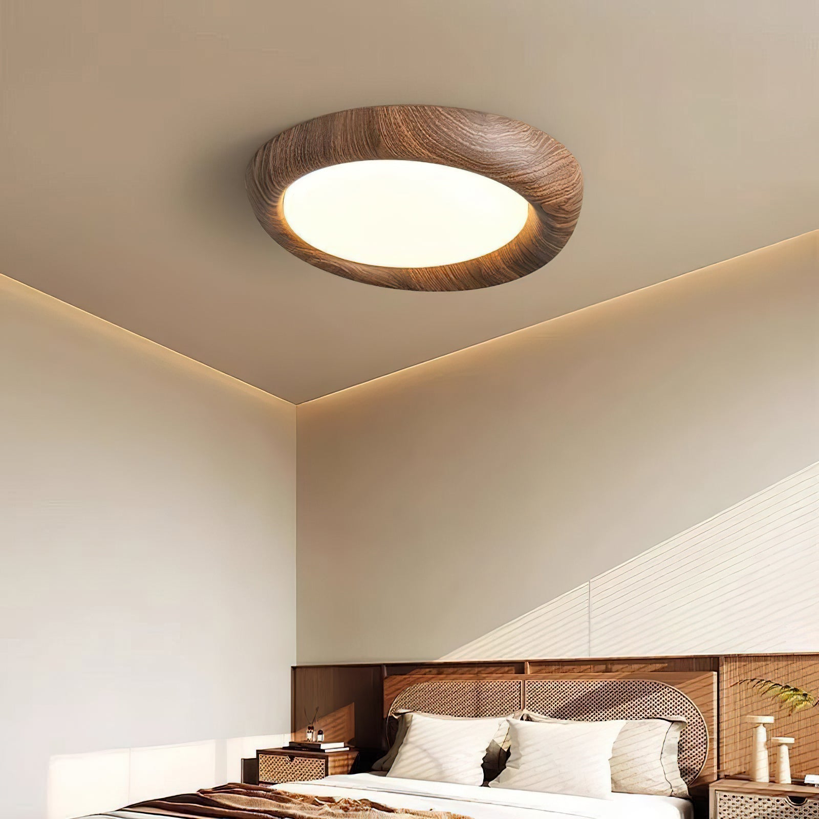Vikaey Ceiling Light in a hallway setting, providing ambient light.