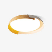 Nomino Ceiling Lamp Round Acrylic Wood Soft Minimalist-Neutral Decor