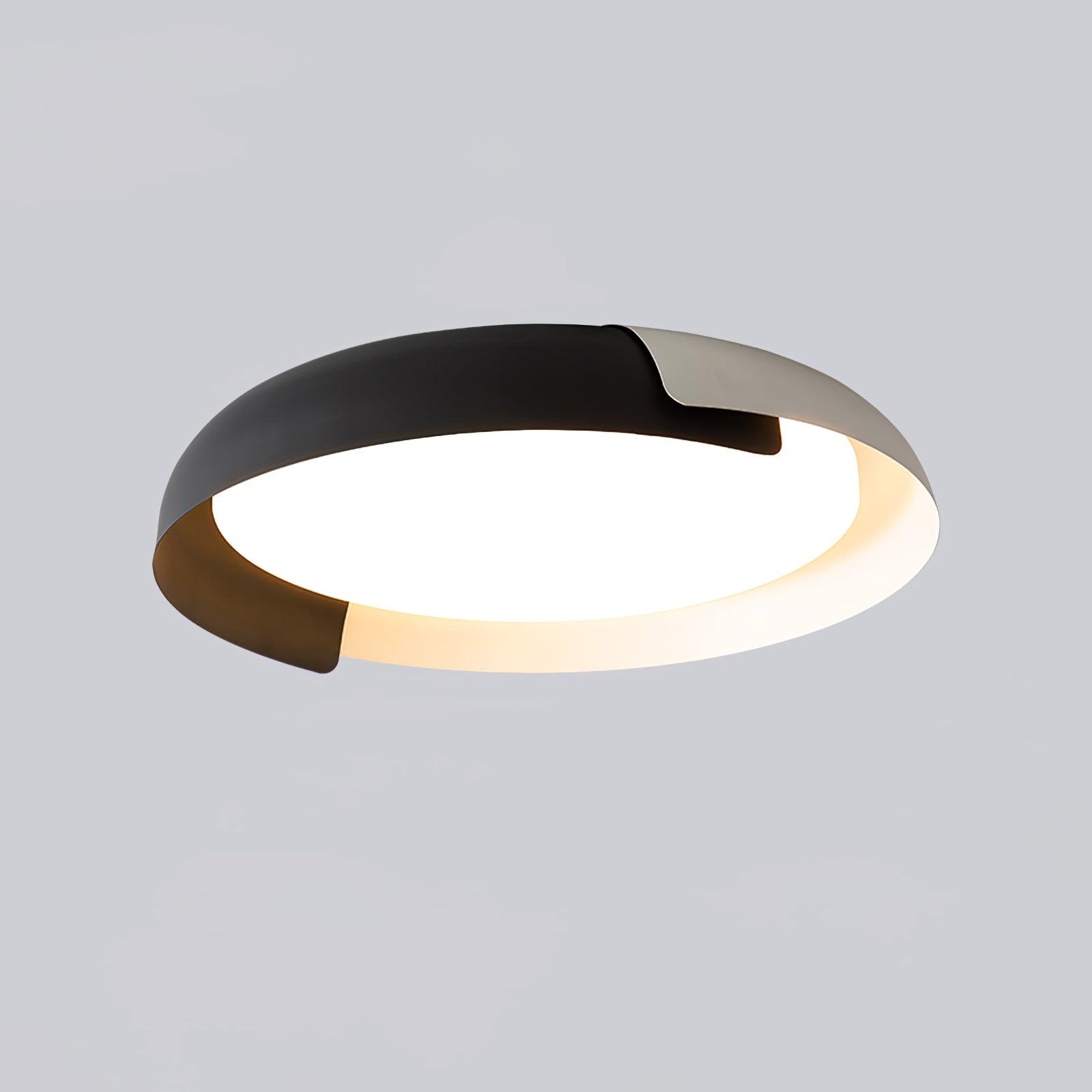 Nomino Ceiling Lamp Round Acrylic Wood Soft Minimalist-Neutral Decor