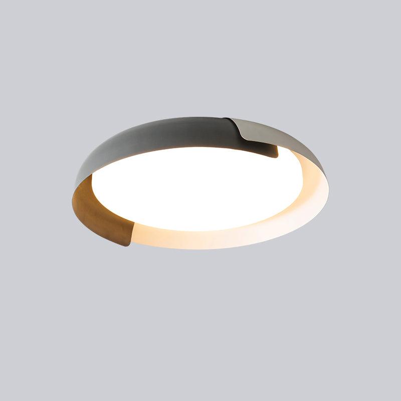 Nomino Ceiling Lamp Round Acrylic Wood Soft Minimalist-Neutral Decor