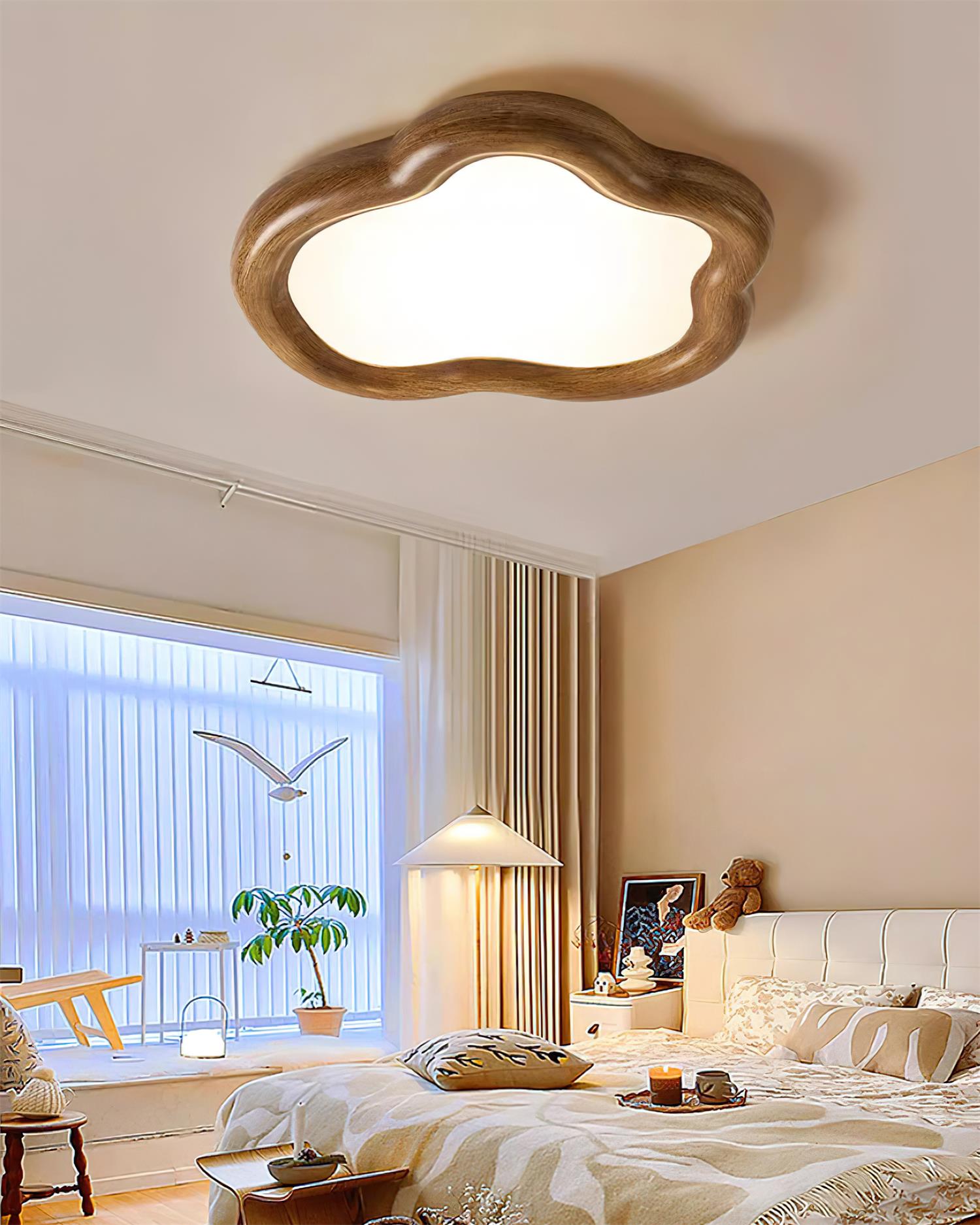 Blyno Wooden Cloud Ceiling Light