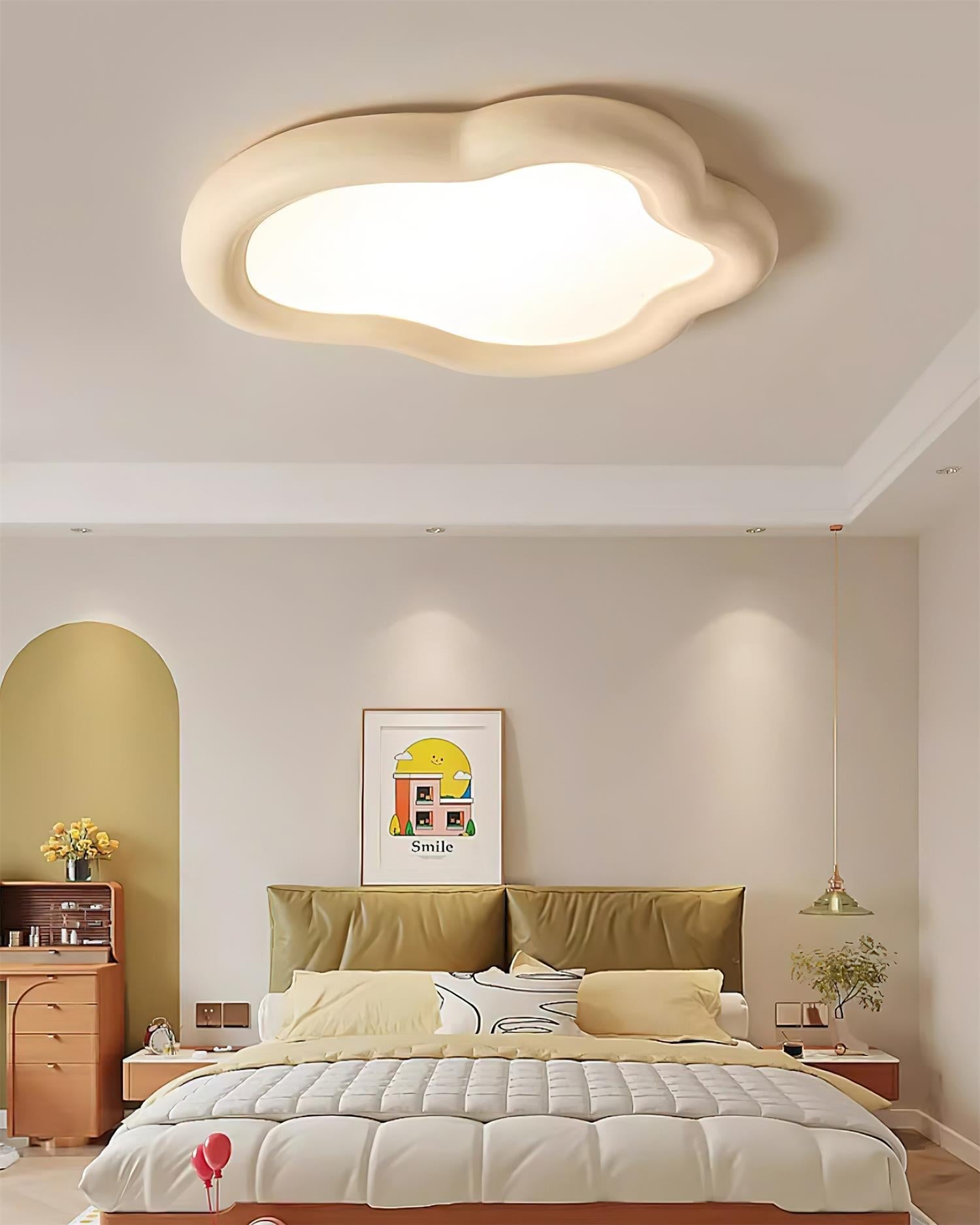 Blyno Wooden Cloud Ceiling Light