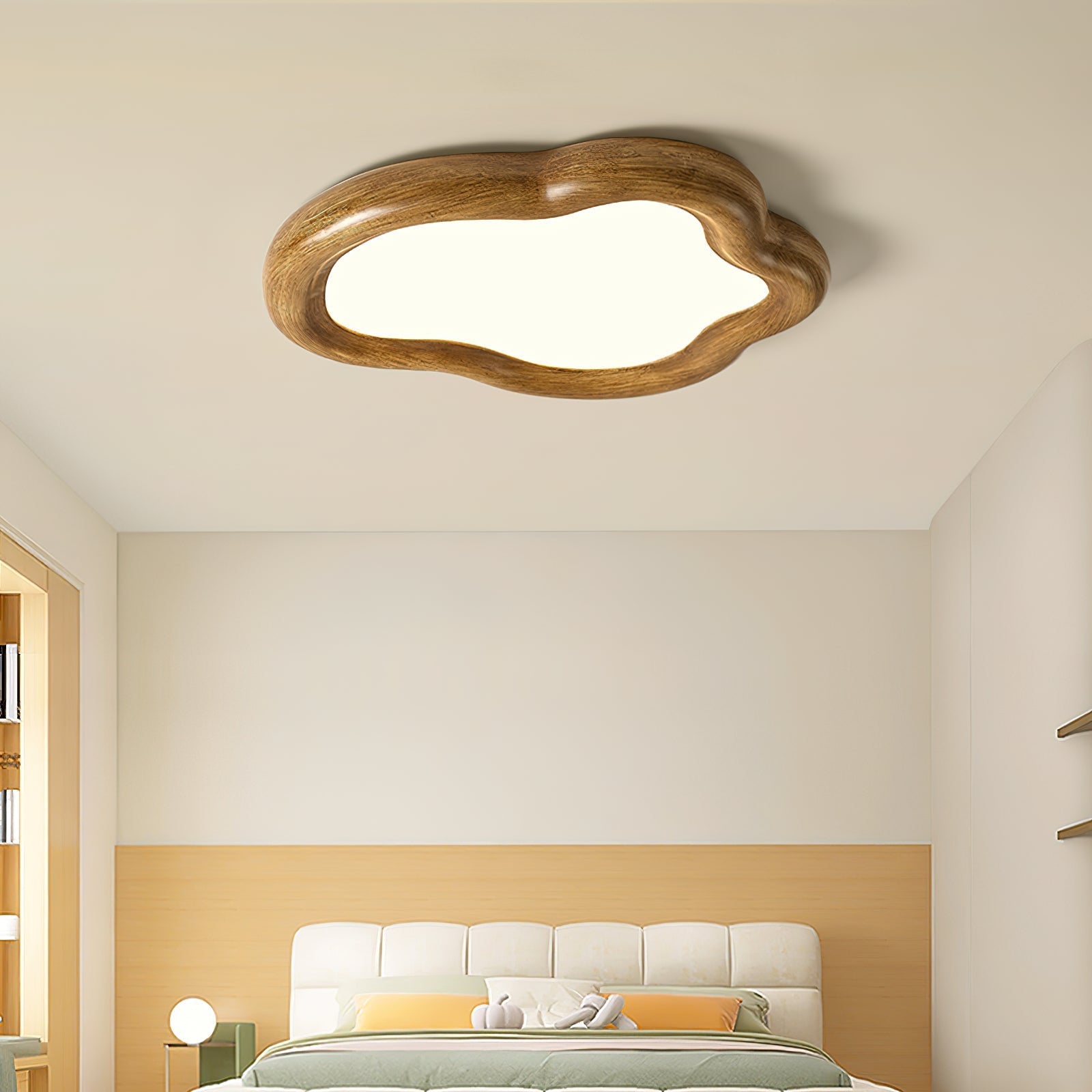 Blyno Wooden Cloud Ceiling Light