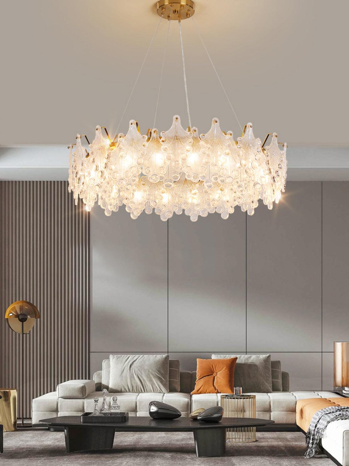 Cisorir Crystal Chandelier-Neutral Decor