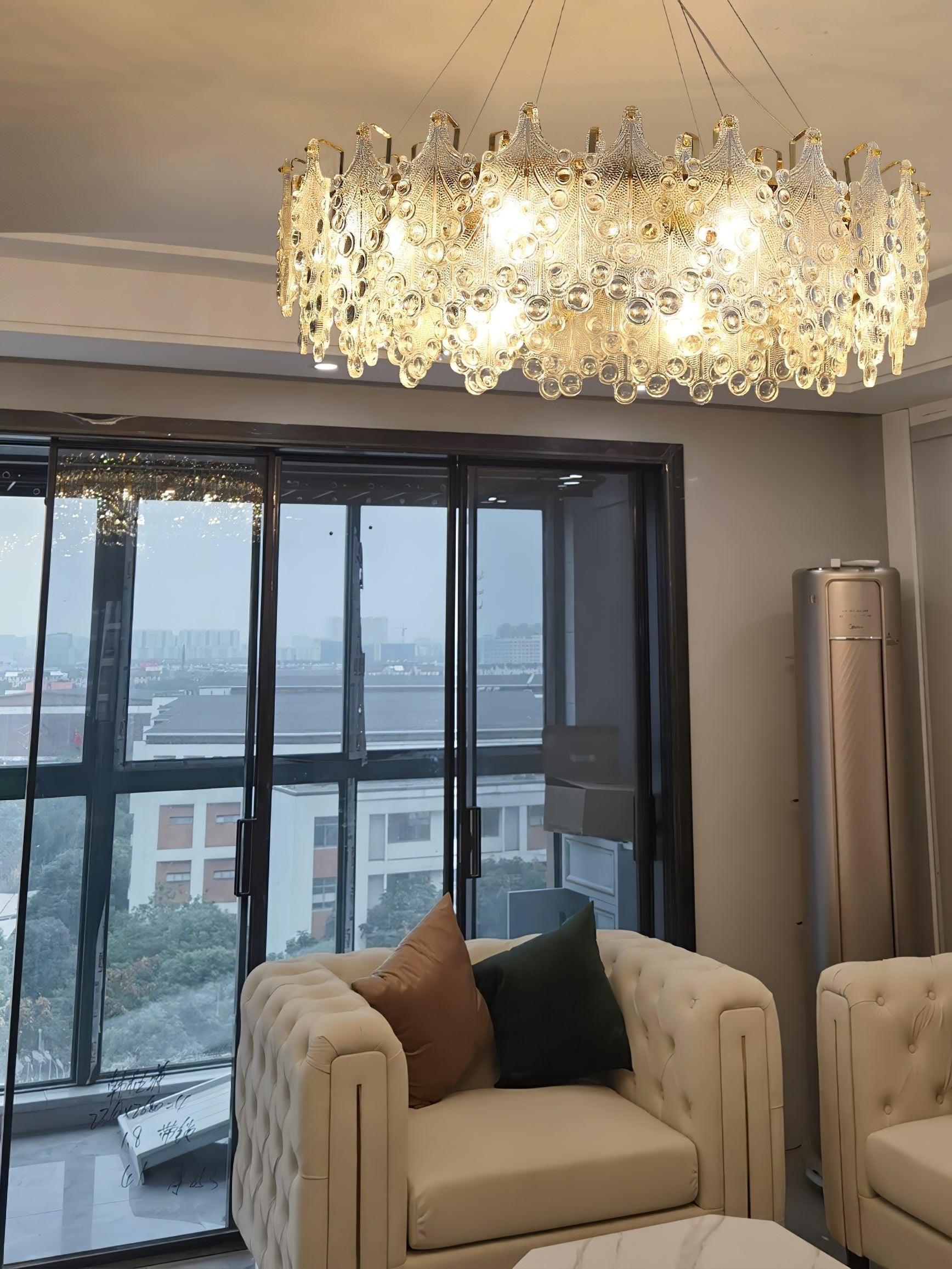 Cisorir Crystal Chandelier-Neutral Decor
