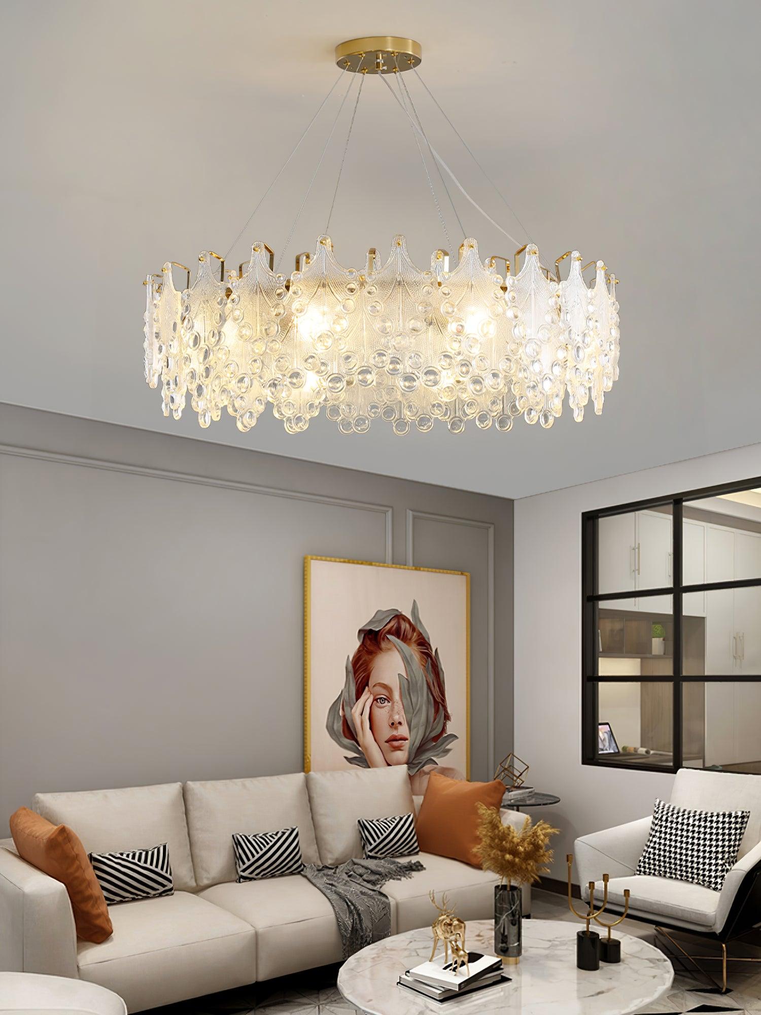 Cisorir Crystal Chandelier-Neutral Decor