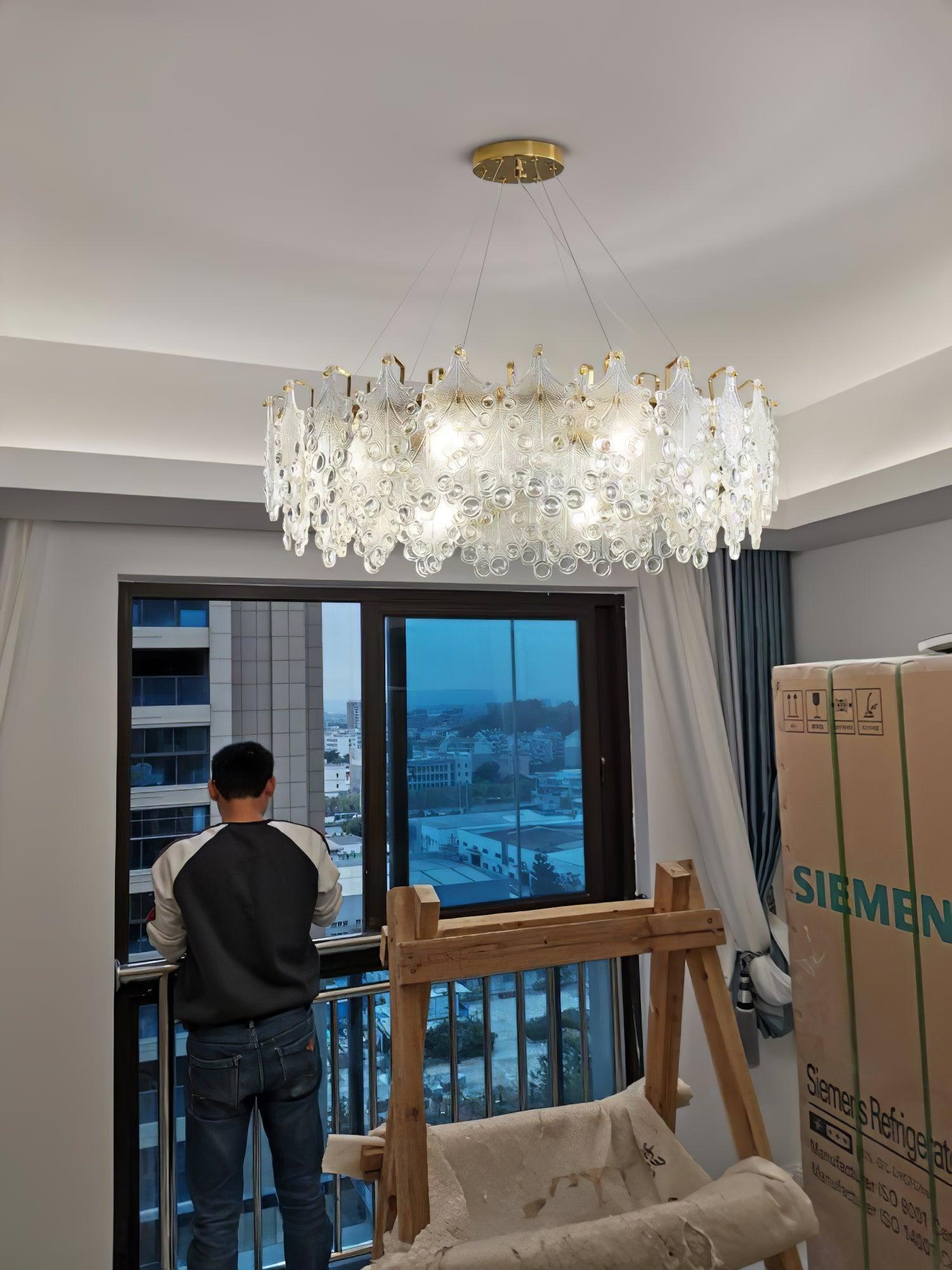 Cisorir Crystal Chandelier-Neutral Decor