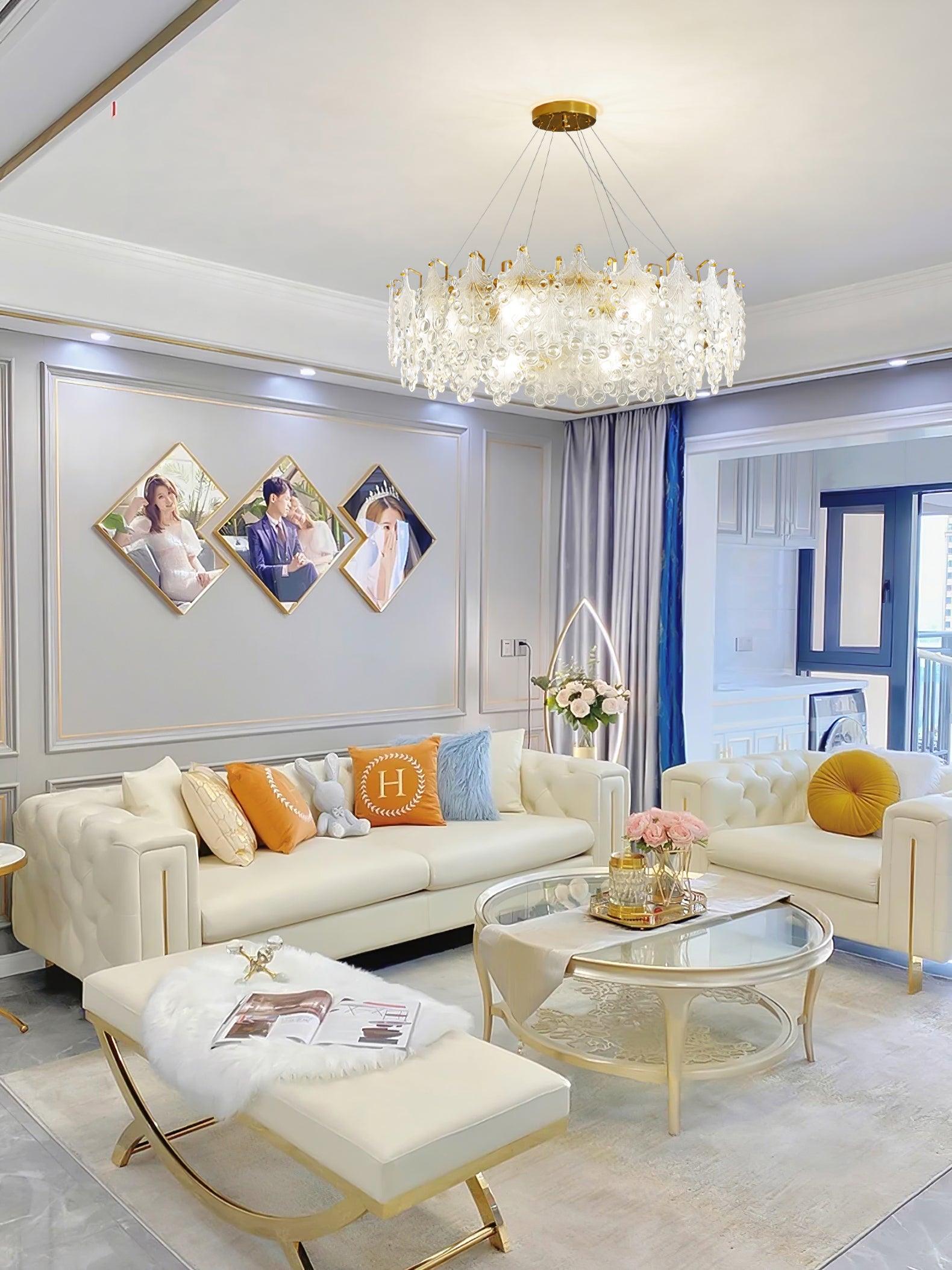 Cisorir Crystal Chandelier-Neutral Decor