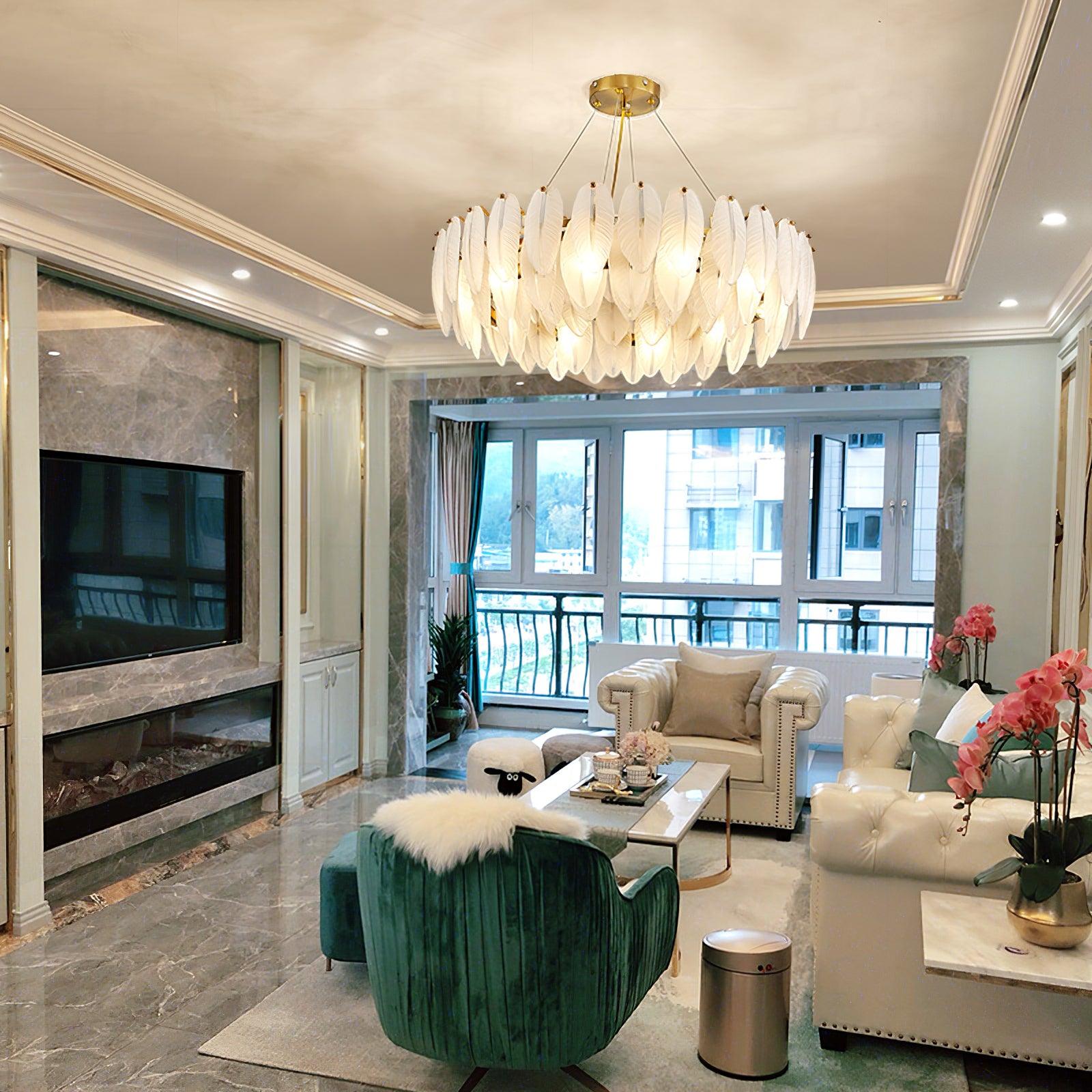 Cisorir Crystal Chandelier-Neutral Decor