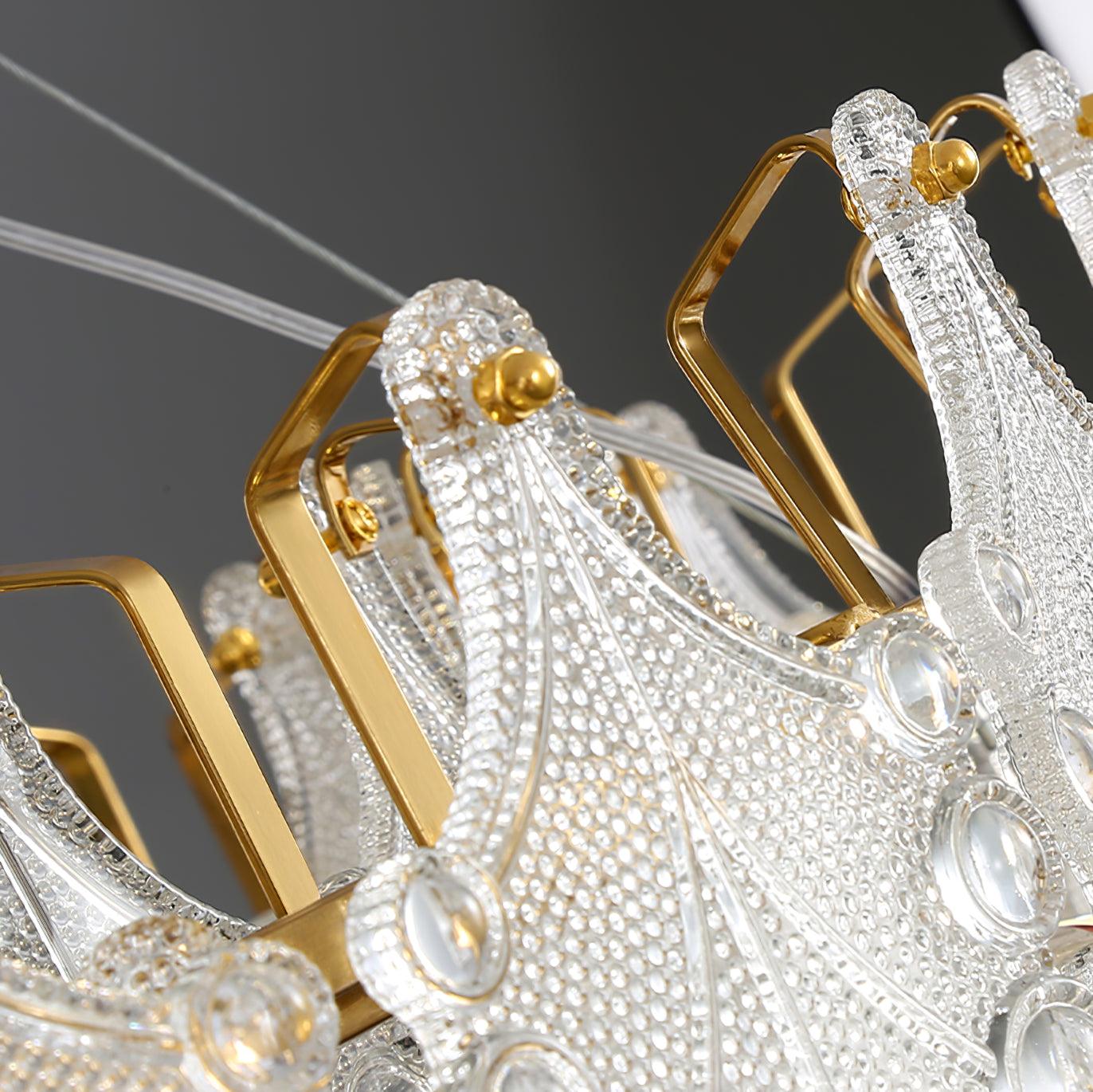Cisorir Crystal Chandelier-Neutral Decor