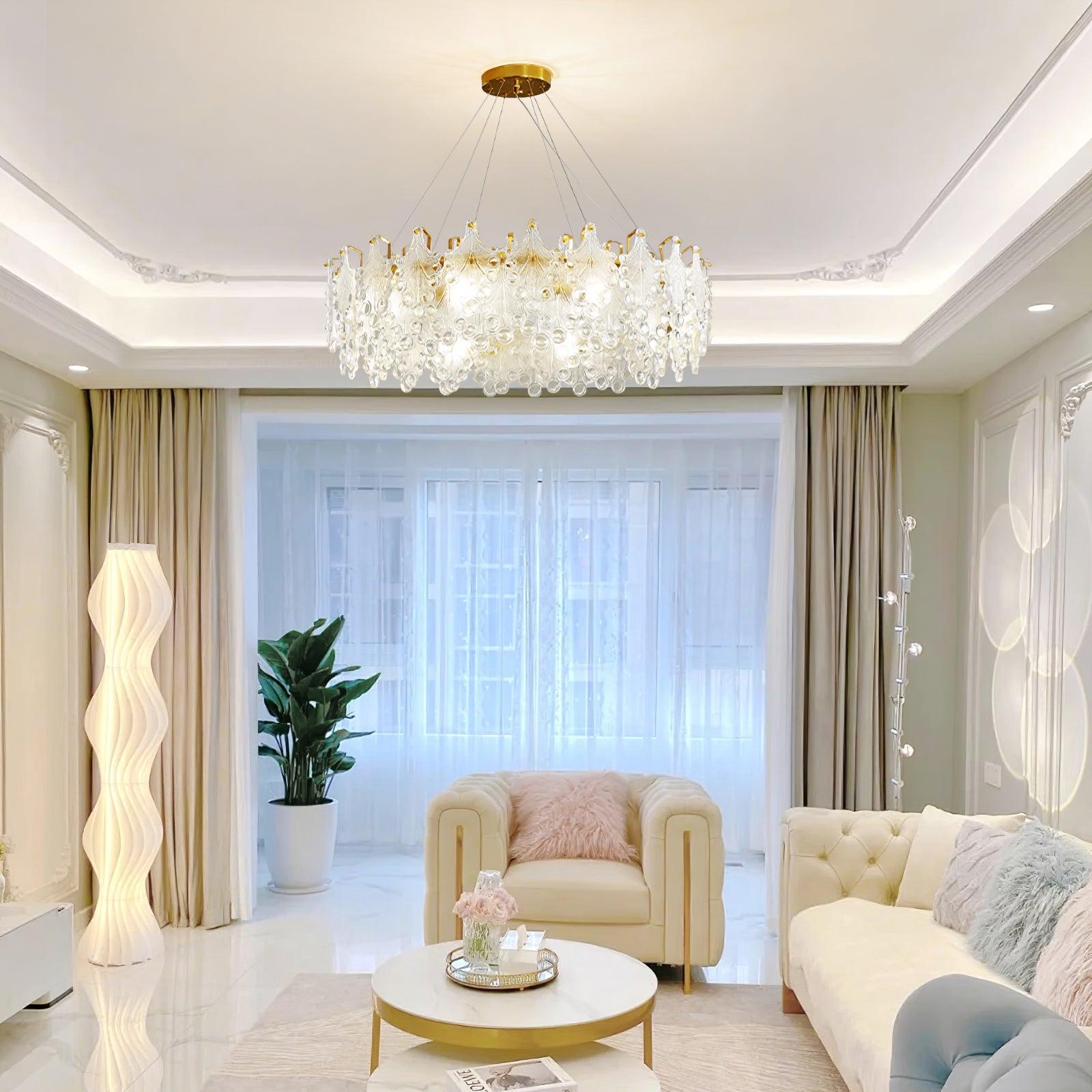Cisorir Crystal Chandelier-Neutral Decor