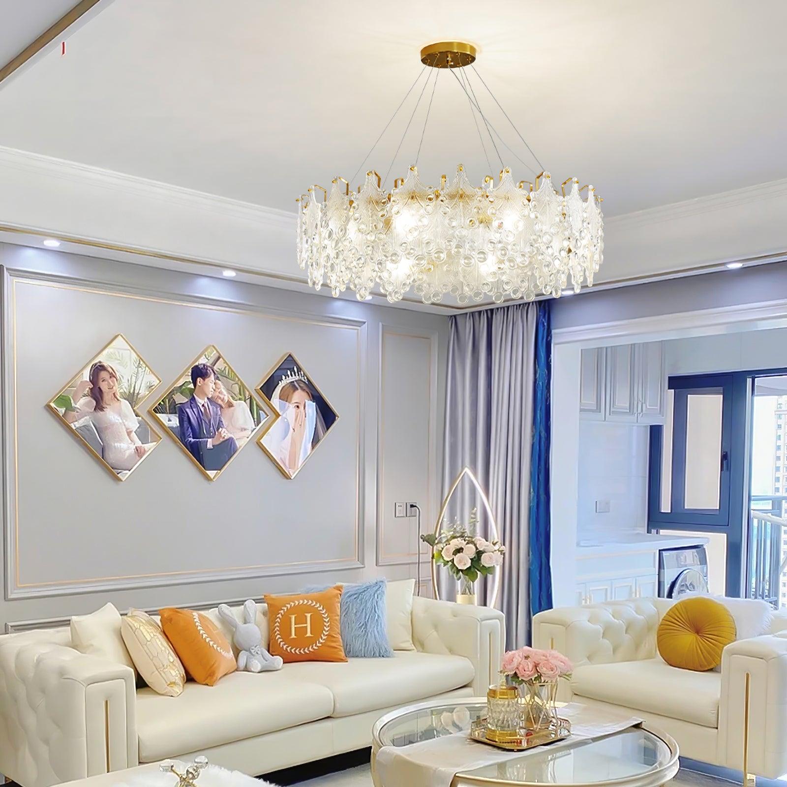 Cisorir Crystal Chandelier-Neutral Decor