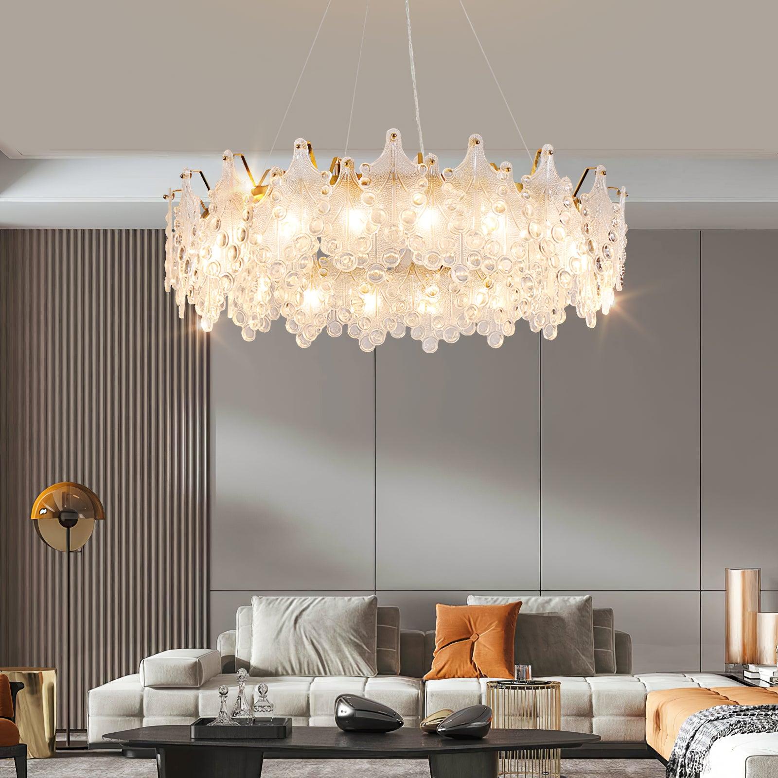 Cisorir Crystal Chandelier-Neutral Decor