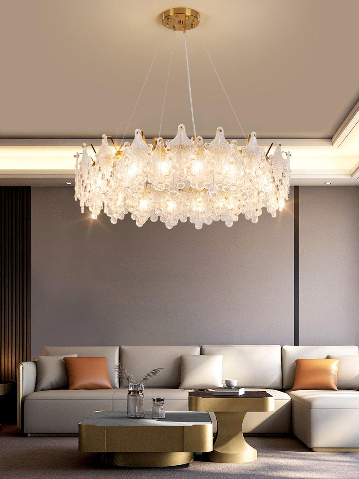 Cisorir Crystal Chandelier-Neutral Decor