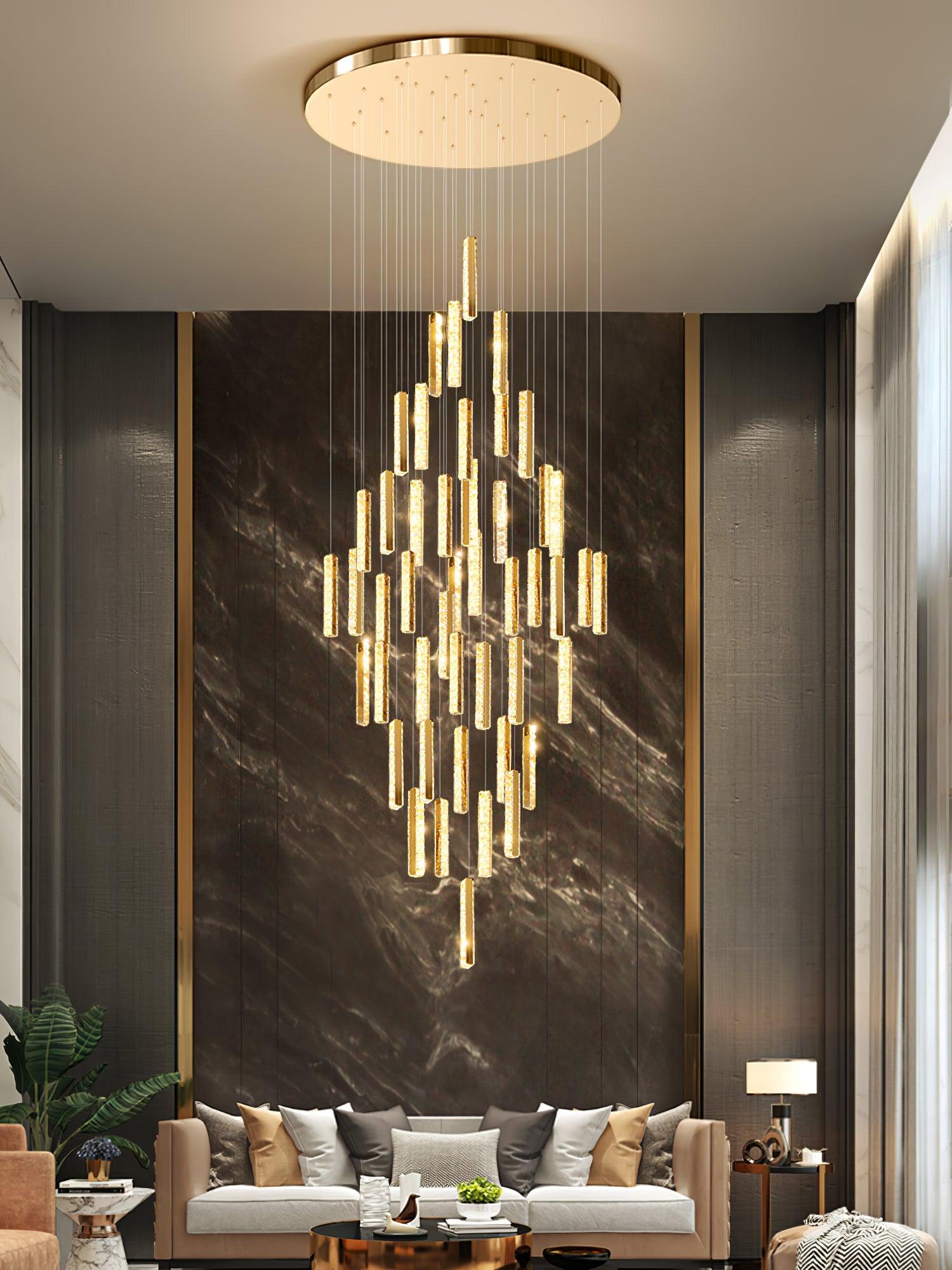 Lustra Chandelier Villa Forci Pendant Silver Modern-Neutral Decor