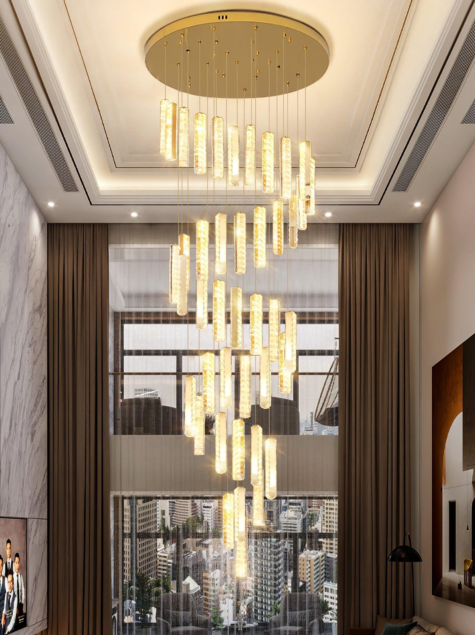 Lustra Chandelier Villa Forci Pendant Silver Modern-Neutral Decor