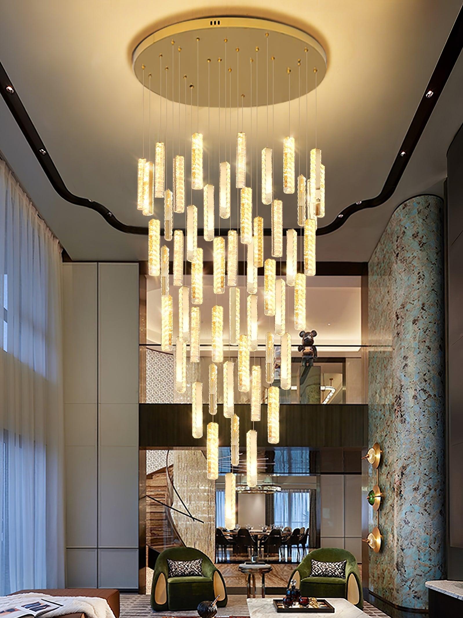 Lustra Chandelier Villa Forci Pendant Silver Modern-Neutral Decor
