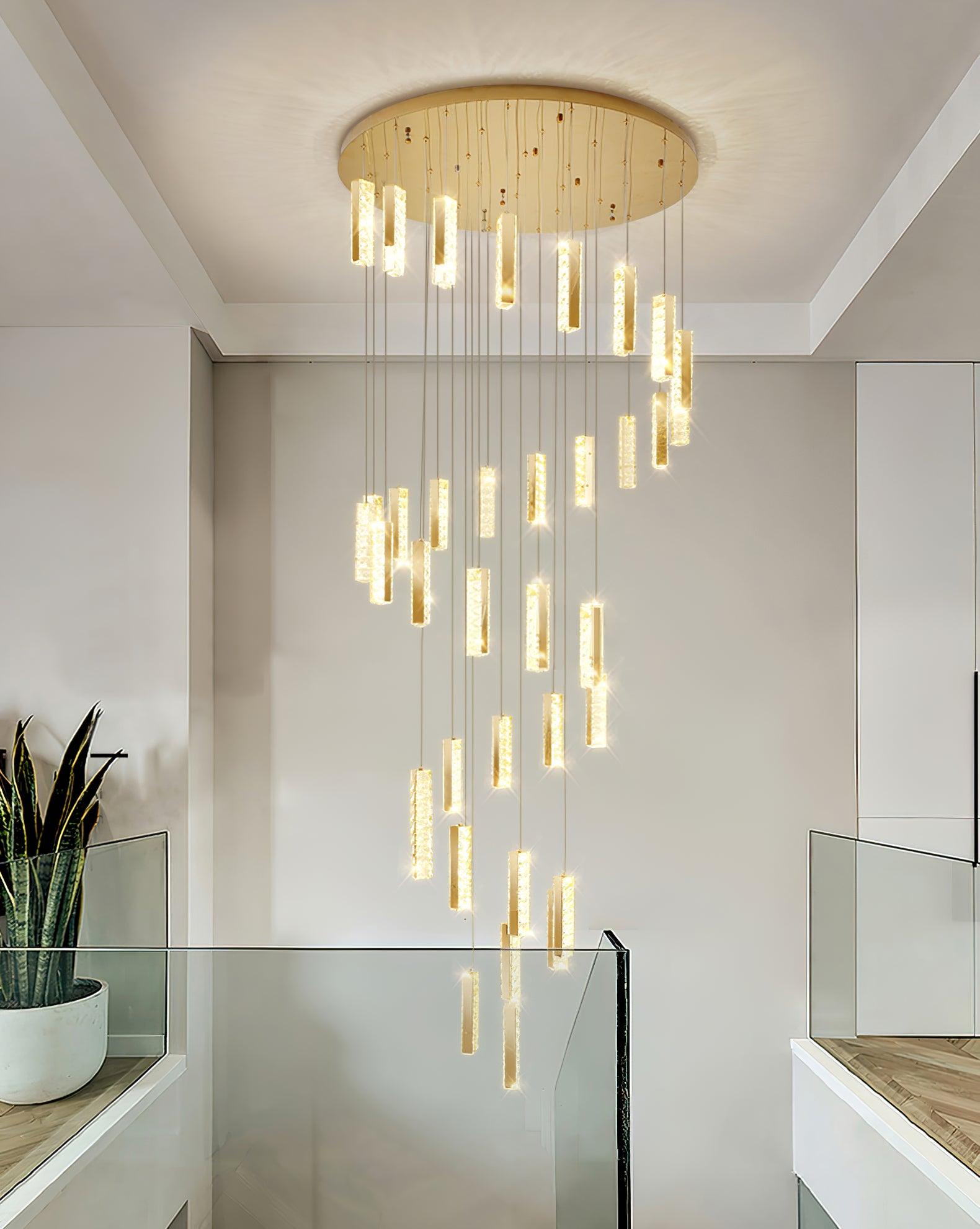 Lustra Chandelier Villa Forci Pendant Silver Modern-Neutral Decor