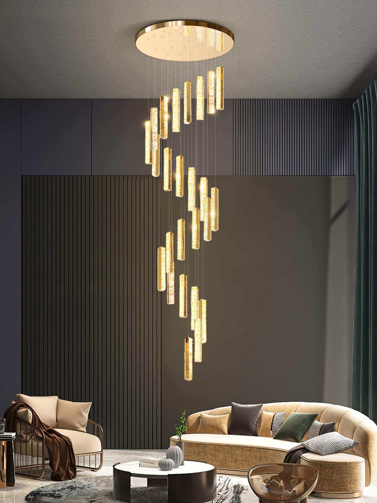 Lustra Chandelier Villa Forci Pendant Silver Modern-Neutral Decor