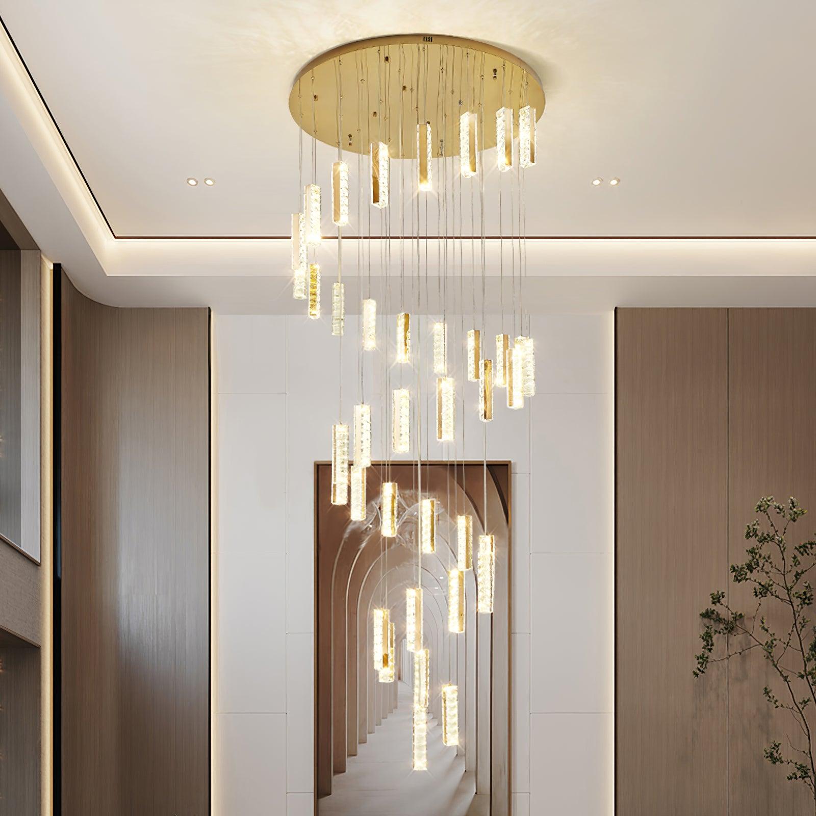 Lustra Chandelier Villa Forci Pendant Silver Modern-Neutral Decor