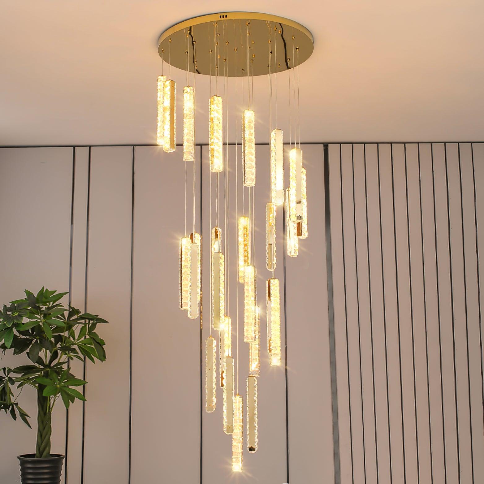 Lustra Chandelier Villa Forci Pendant Silver Modern-Neutral Decor