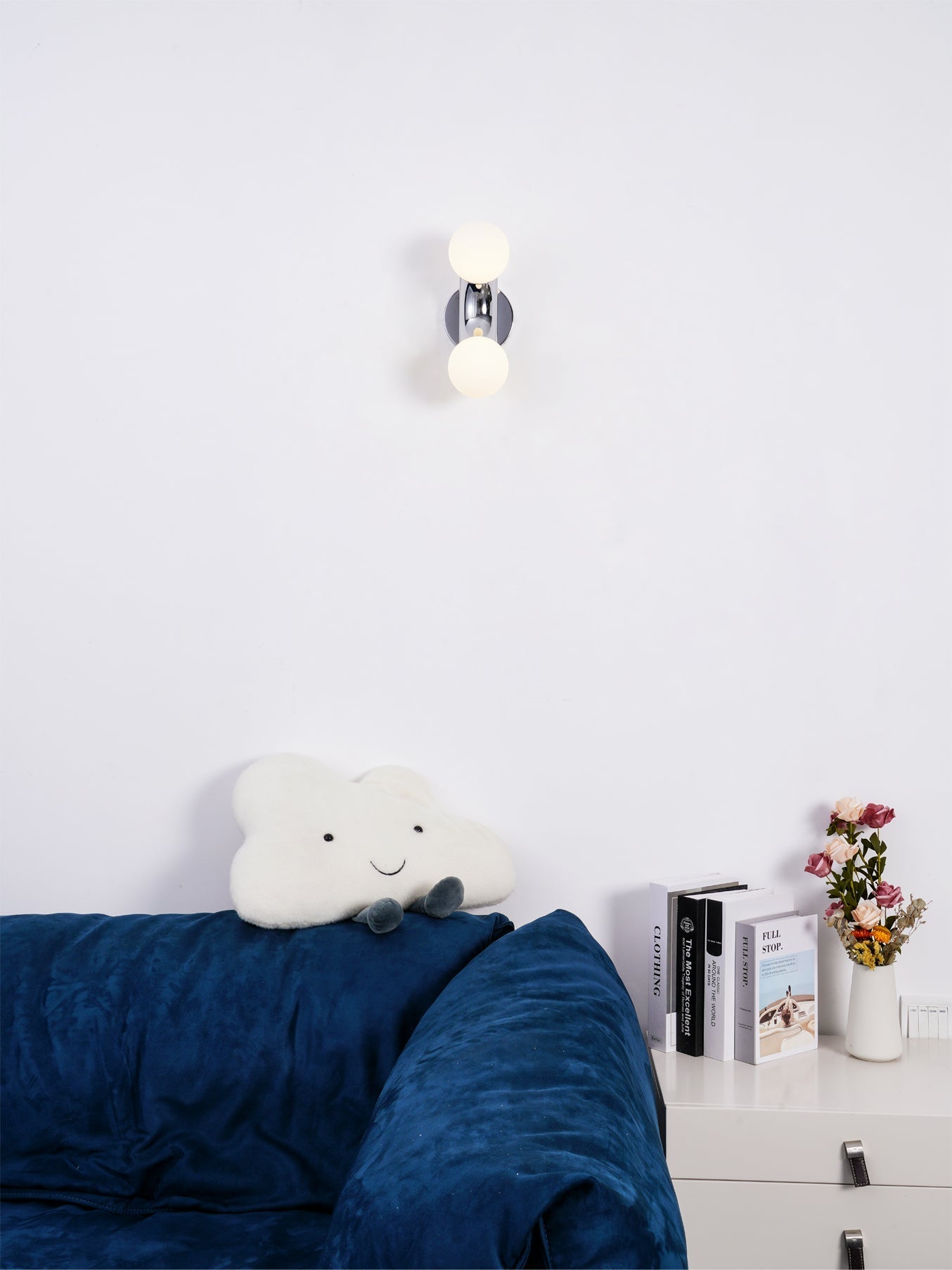 Vaelorn Premium Nordic Art Glass Wall Lamp-Neutral Decor