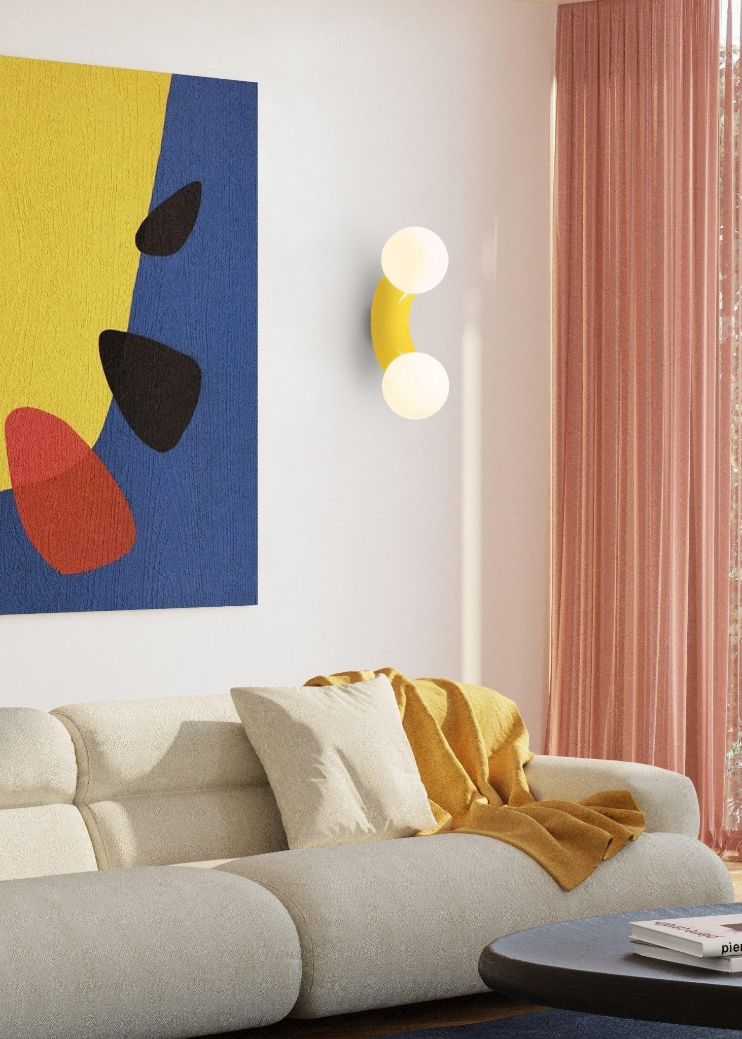 Vaelorn Premium Nordic Art Glass Wall Lamp-Neutral Decor