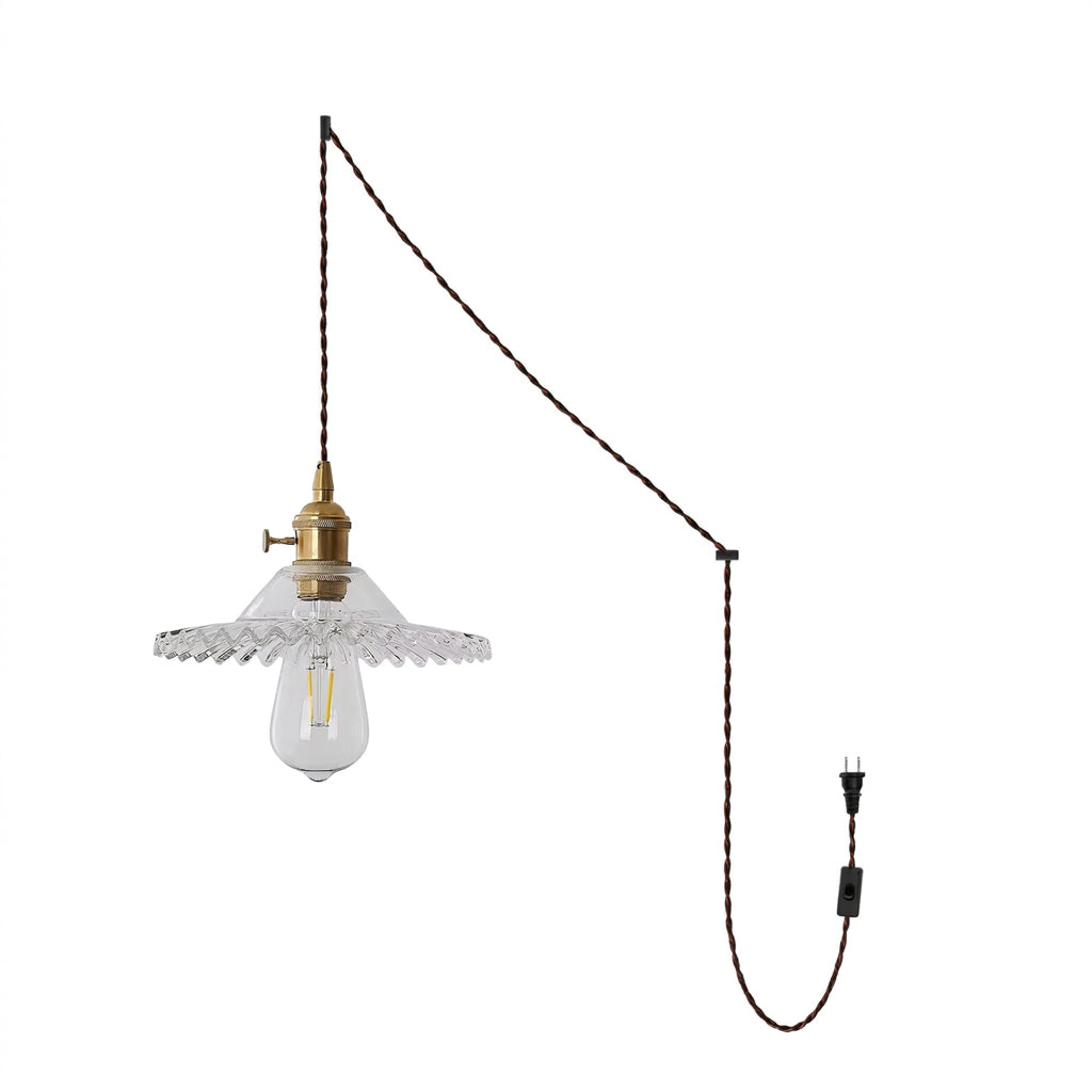 Olive Plug In Pendant Light