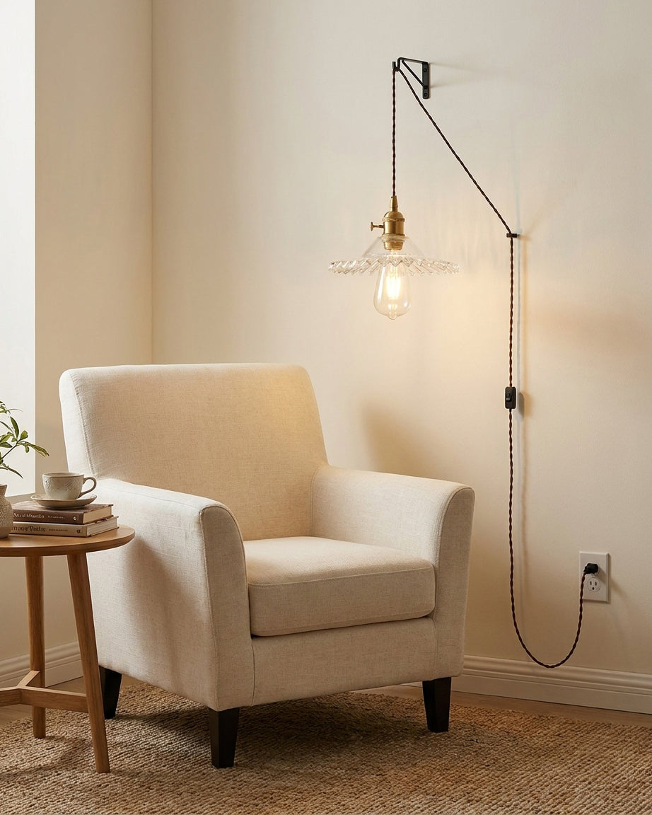 Olive Plug In Pendant Light