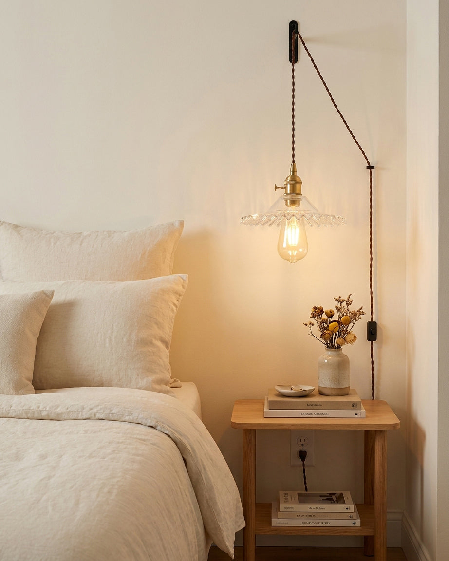 Olive Plug In Pendant Light