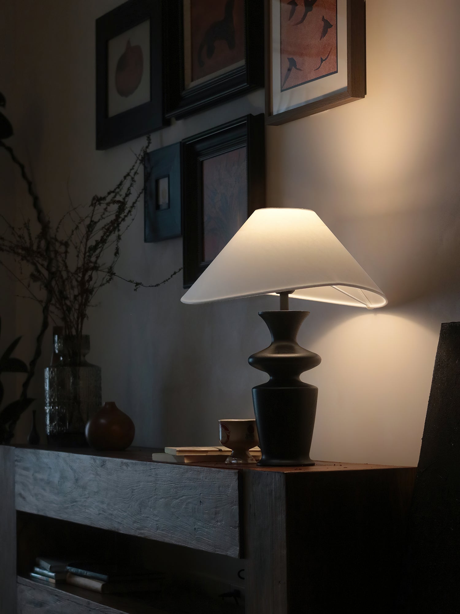 Henry Minimalist Wood Table Lamp-Neutral Decor